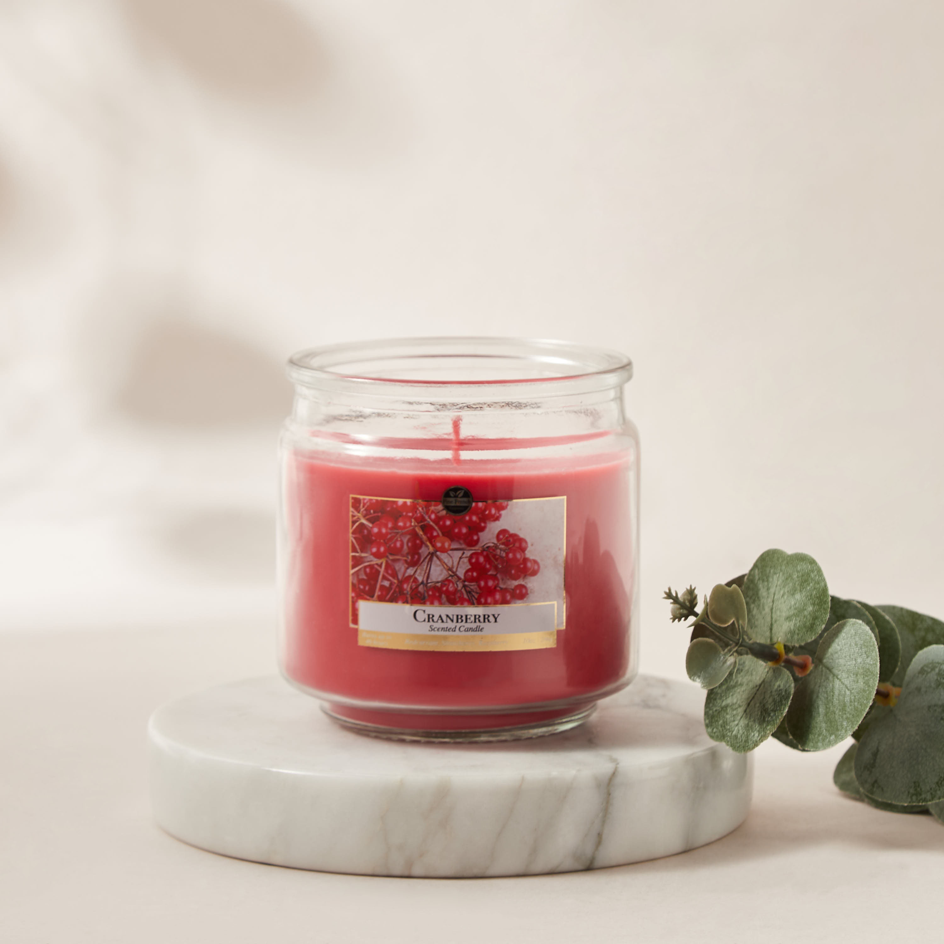 Fresh Cotton Scented Jar Candle - 280 gms-household-homefragrance-candles-image-1