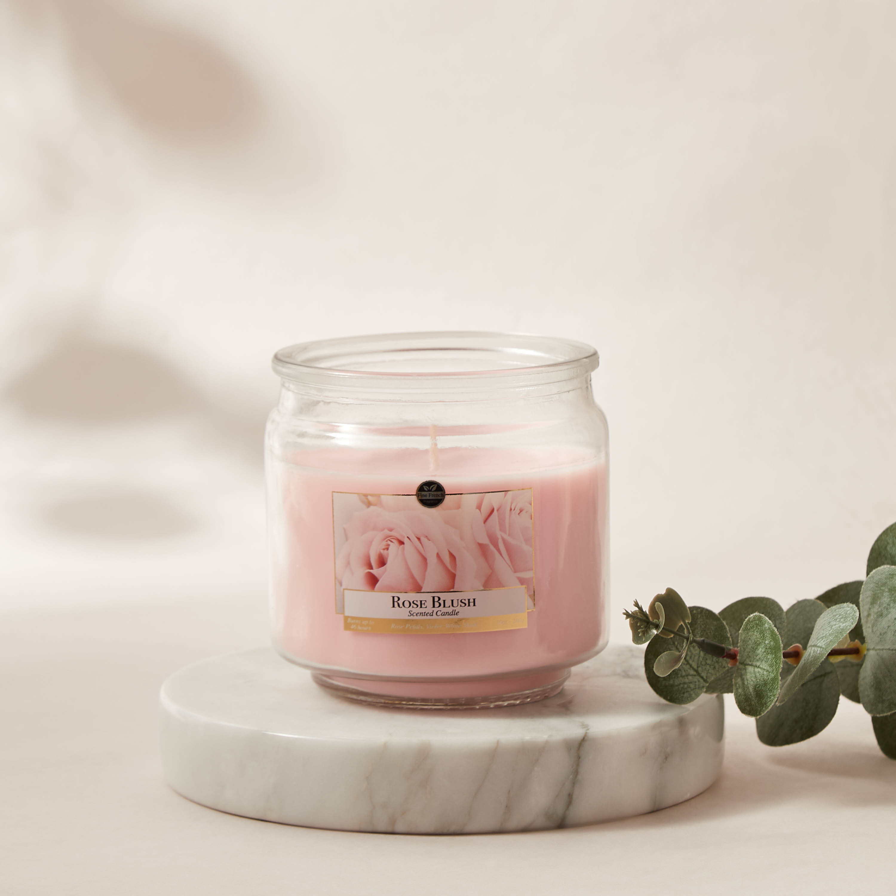 Fresh Cotton Scented Jar Candle - 280 gms-household-homefragrance-candles-image-1