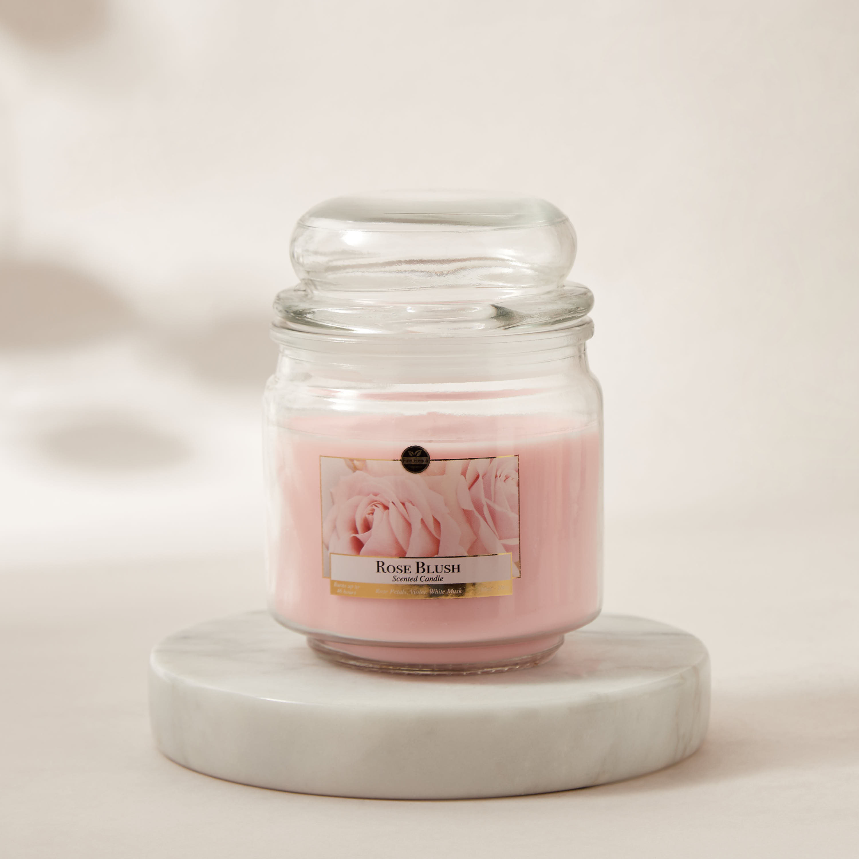 Fresh Cotton Scented Jar Candle - 280 gms-household-homefragrance-candles-image-2