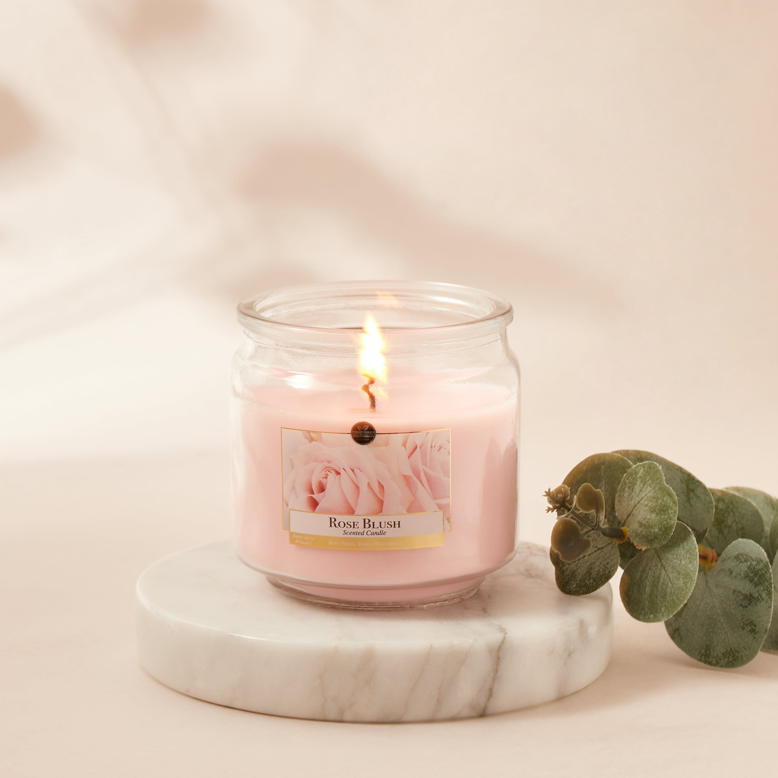 Fresh Cotton Scented Jar Candle - 280 gms-household-homefragrance-candles-image-4