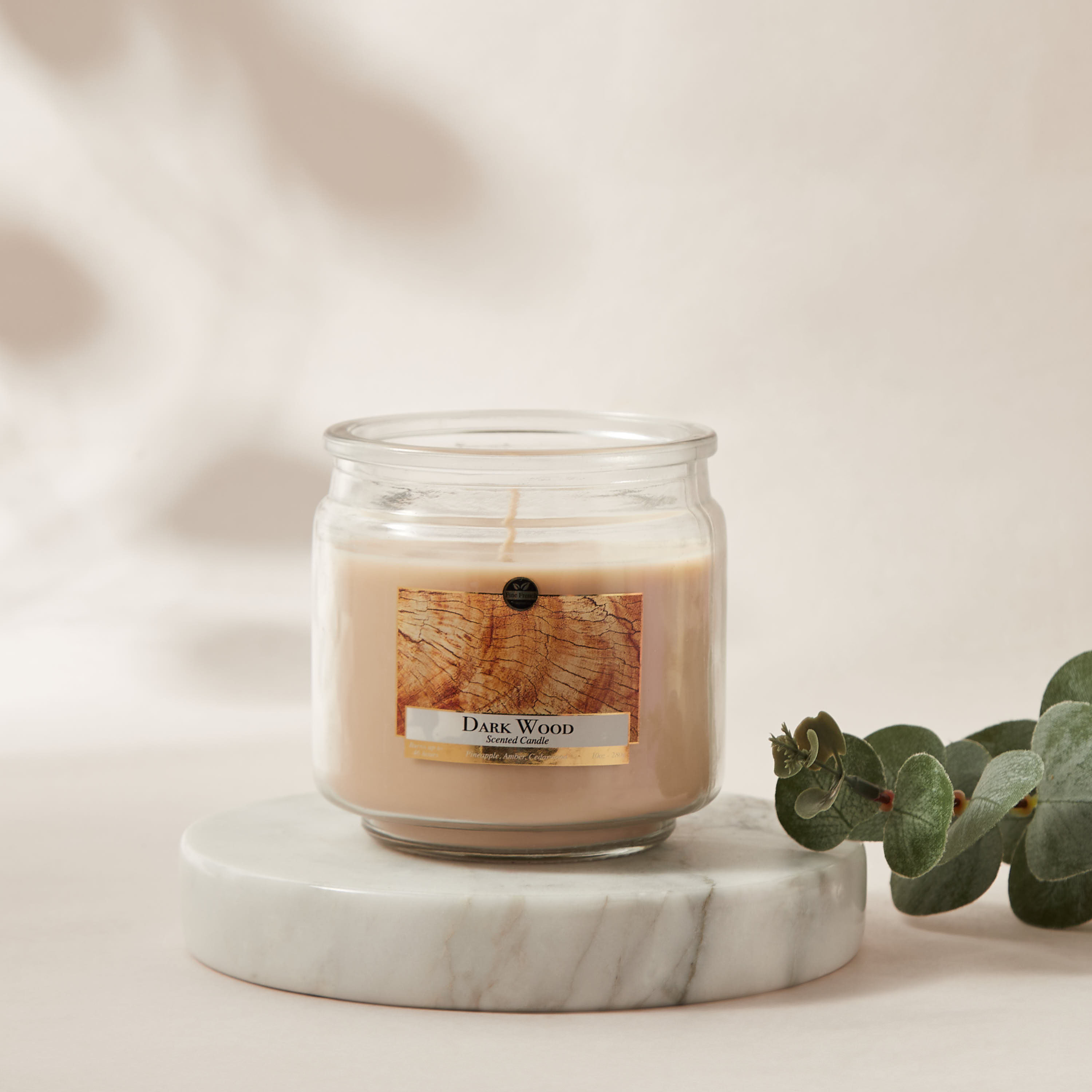 Fresh Cotton Scented Jar Candle - 280 gms-household-homefragrance-candles-image-1