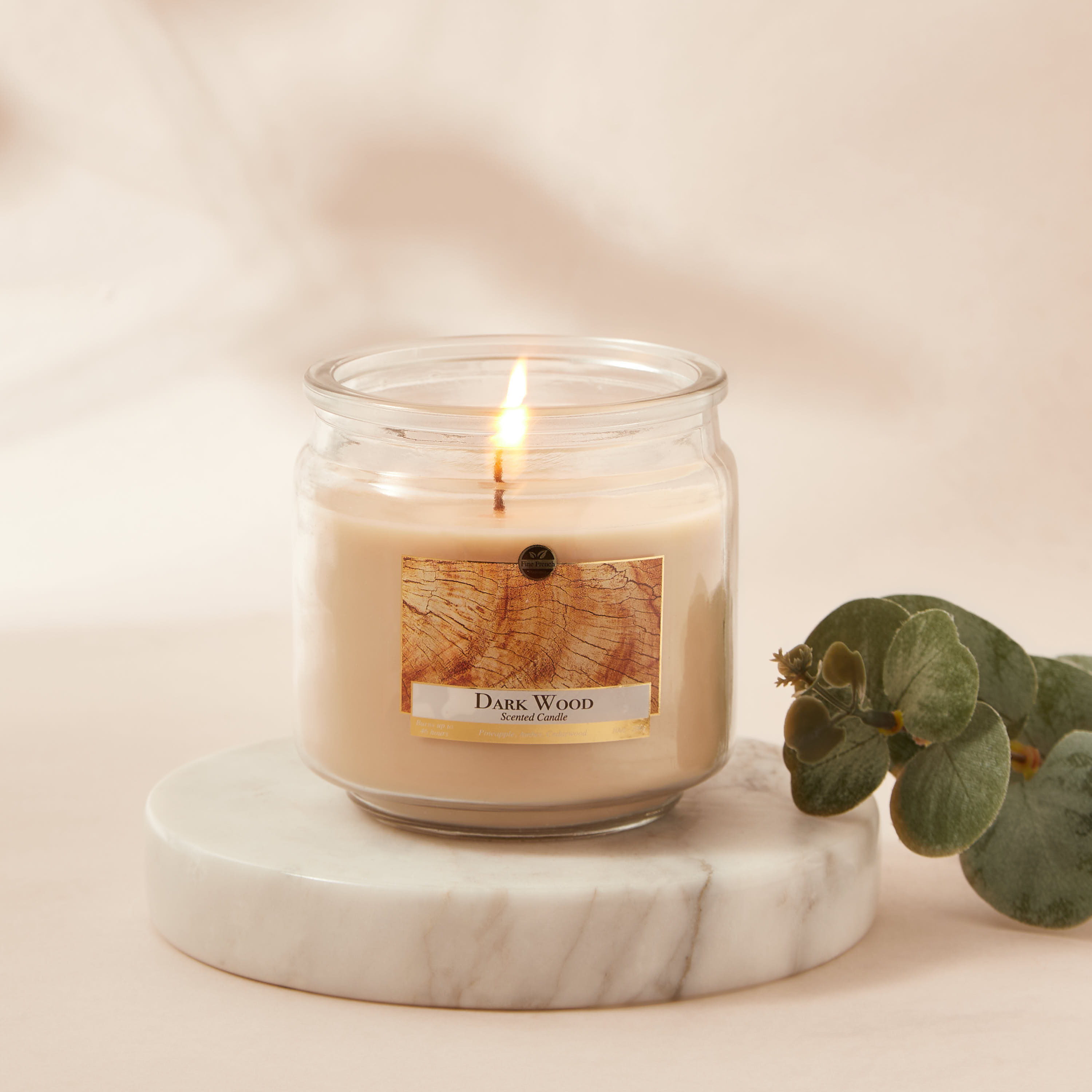 Fresh Cotton Scented Jar Candle - 280 gms-household-homefragrance-candles-image-4