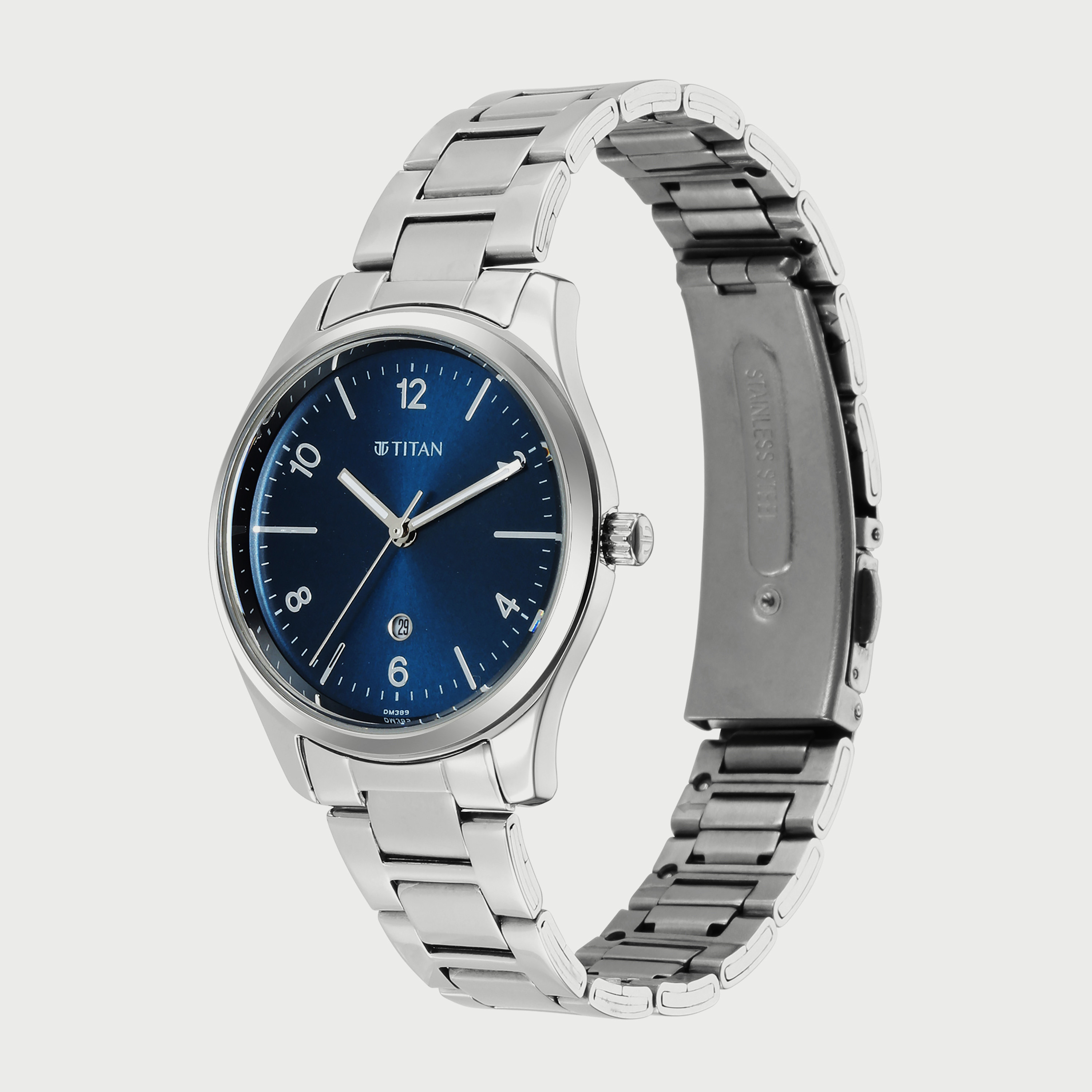 Stainless steel titan discount watches