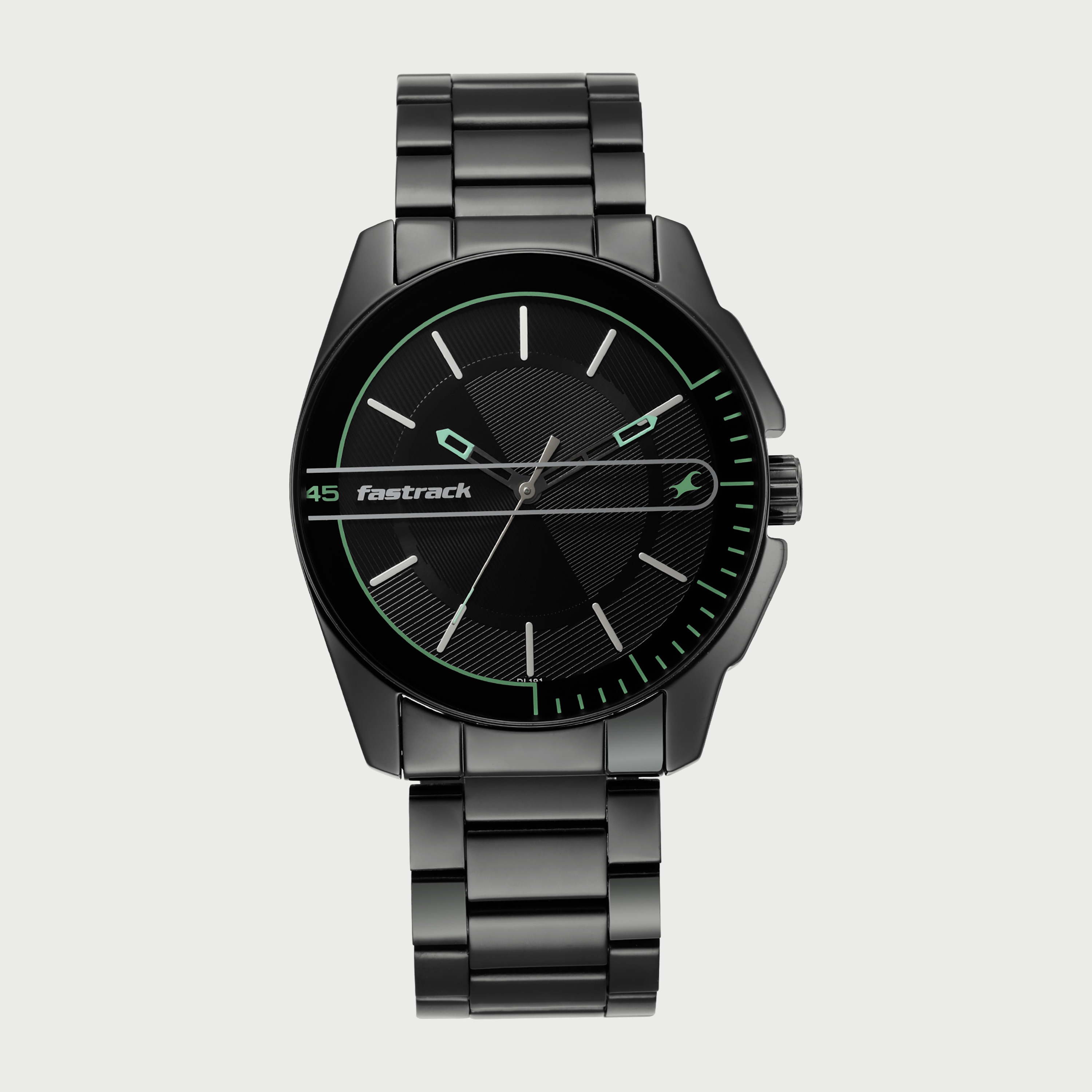 Fastrack metal black outlet watch