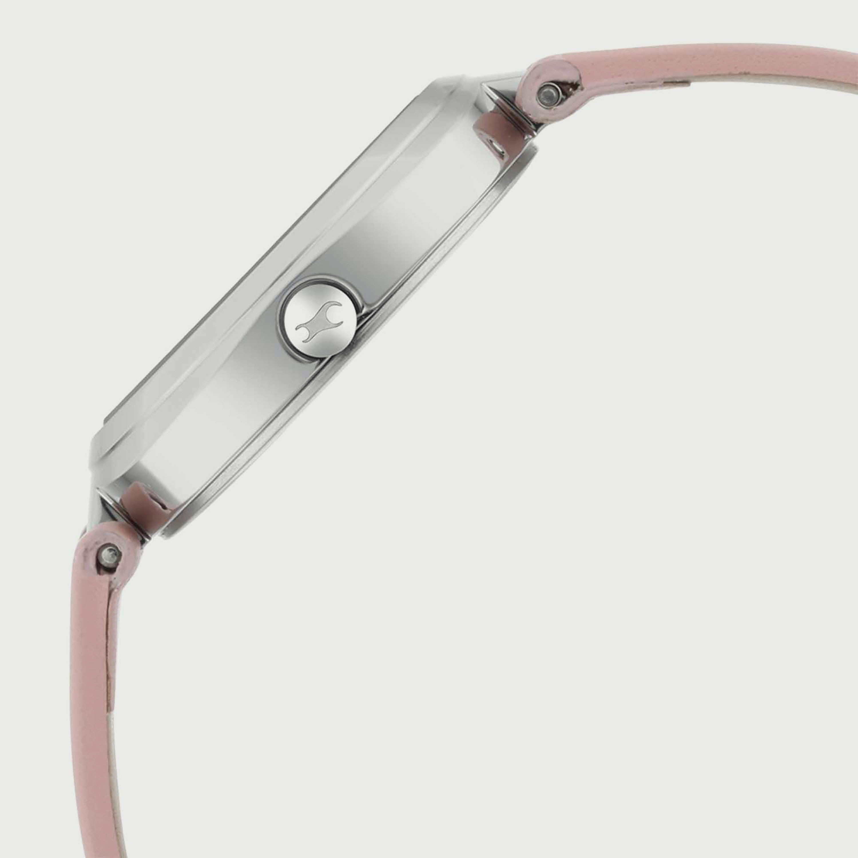 Buy Fastrack Pink Analog Leather Strap Watch - 6247SL01 Online ...