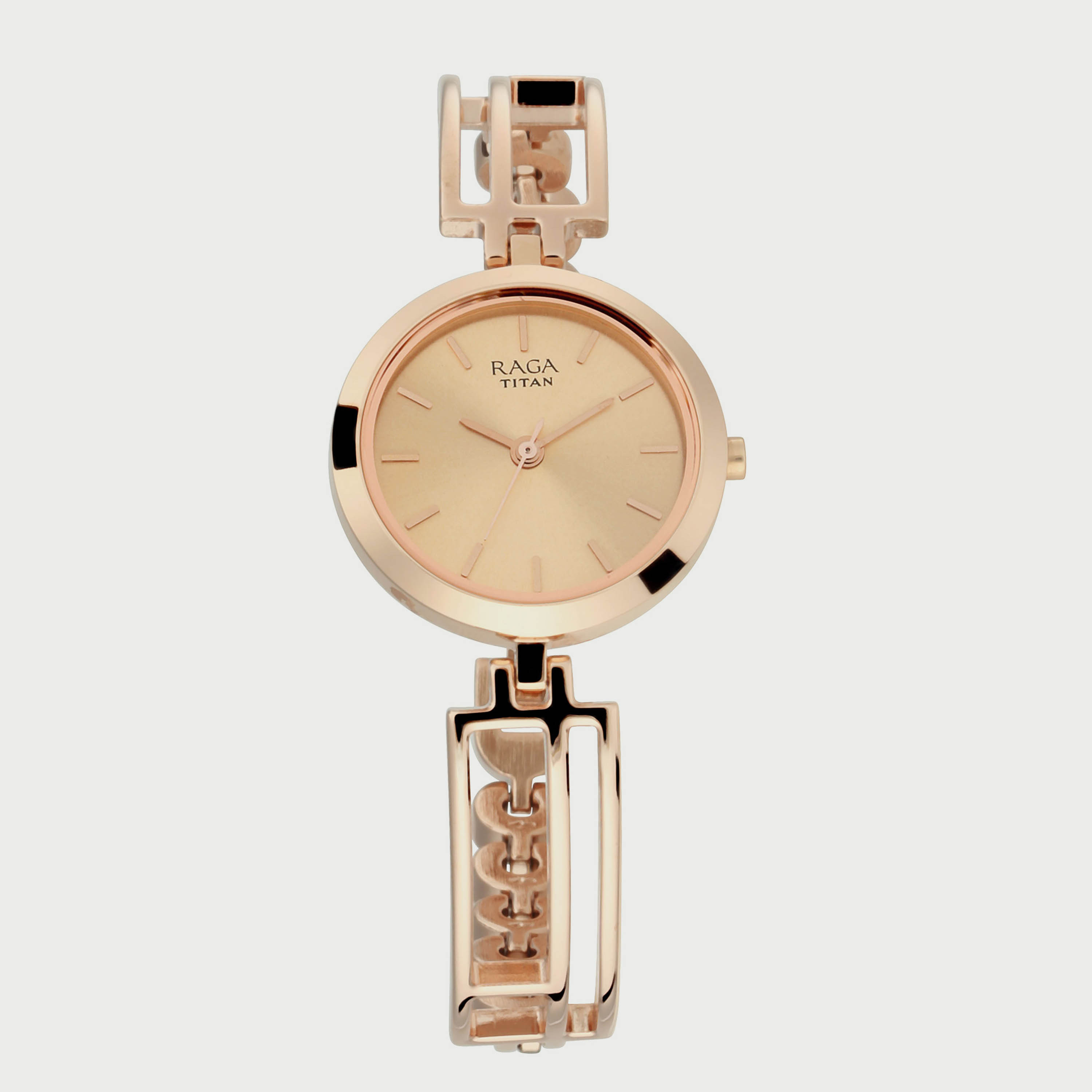 Titan rose gold watch best sale for women