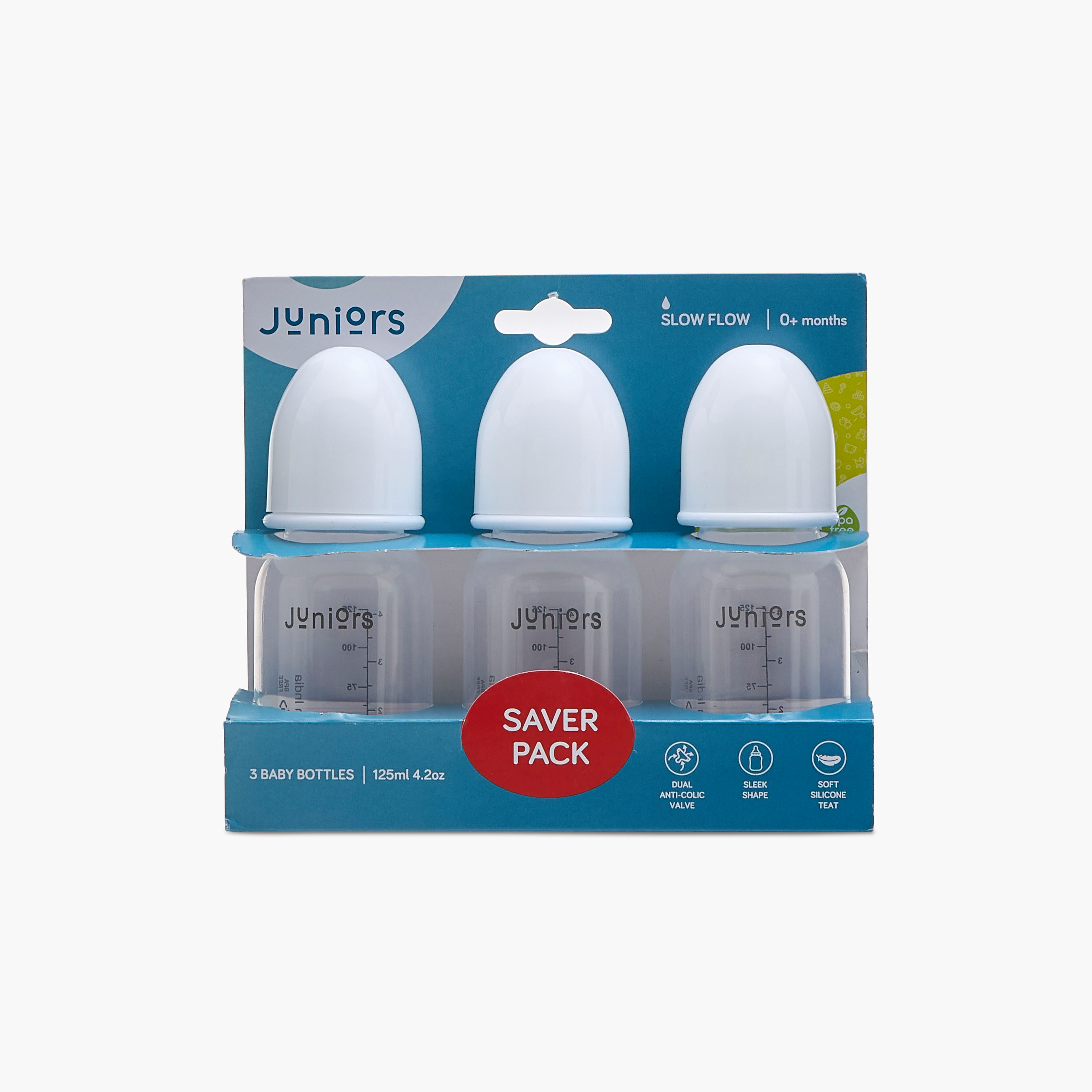 Juniors 3-Piece Slow Flow Feeding Bottle Set - 125 ml-baby-feeding-feedingbottles-bottlesandteats-image-9