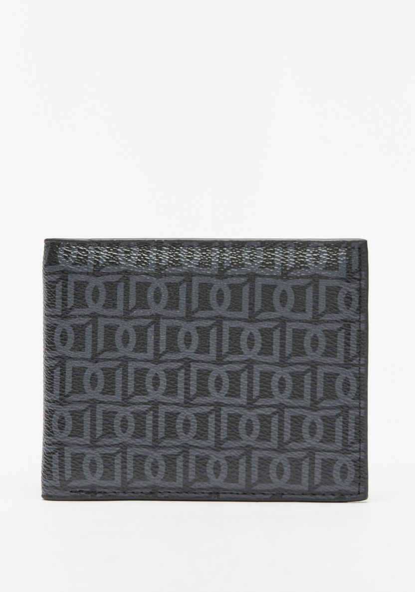 Duchini All-Over Logo Print Bi-Fold Wallet-Men%27s Wallets%C2%A0& Pouches-image-0