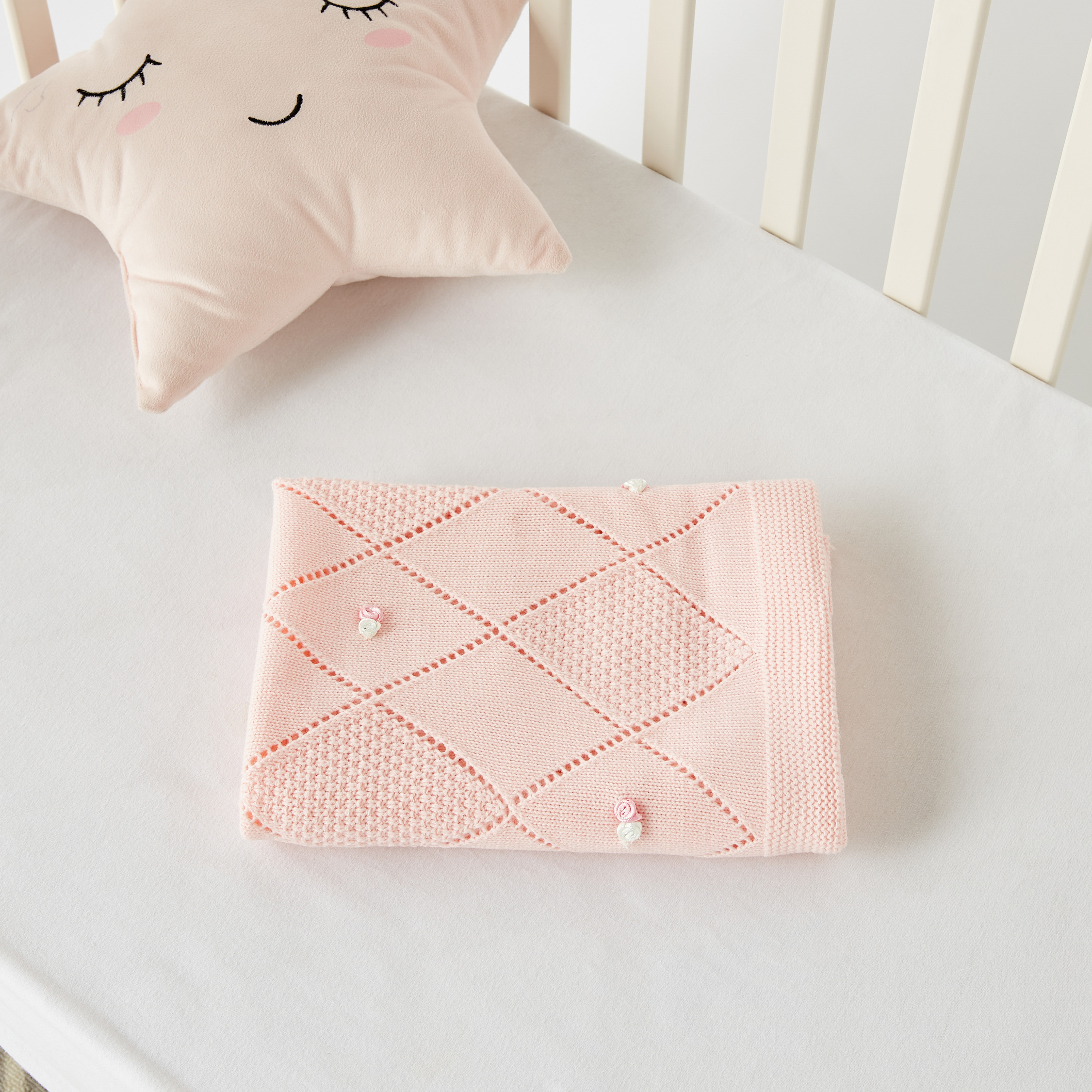 شال أطفال مزين بزهور من جونيورز - 80x90 سم-baby-nursery-blanketsandswaddles-blanketsandquilts-image-4