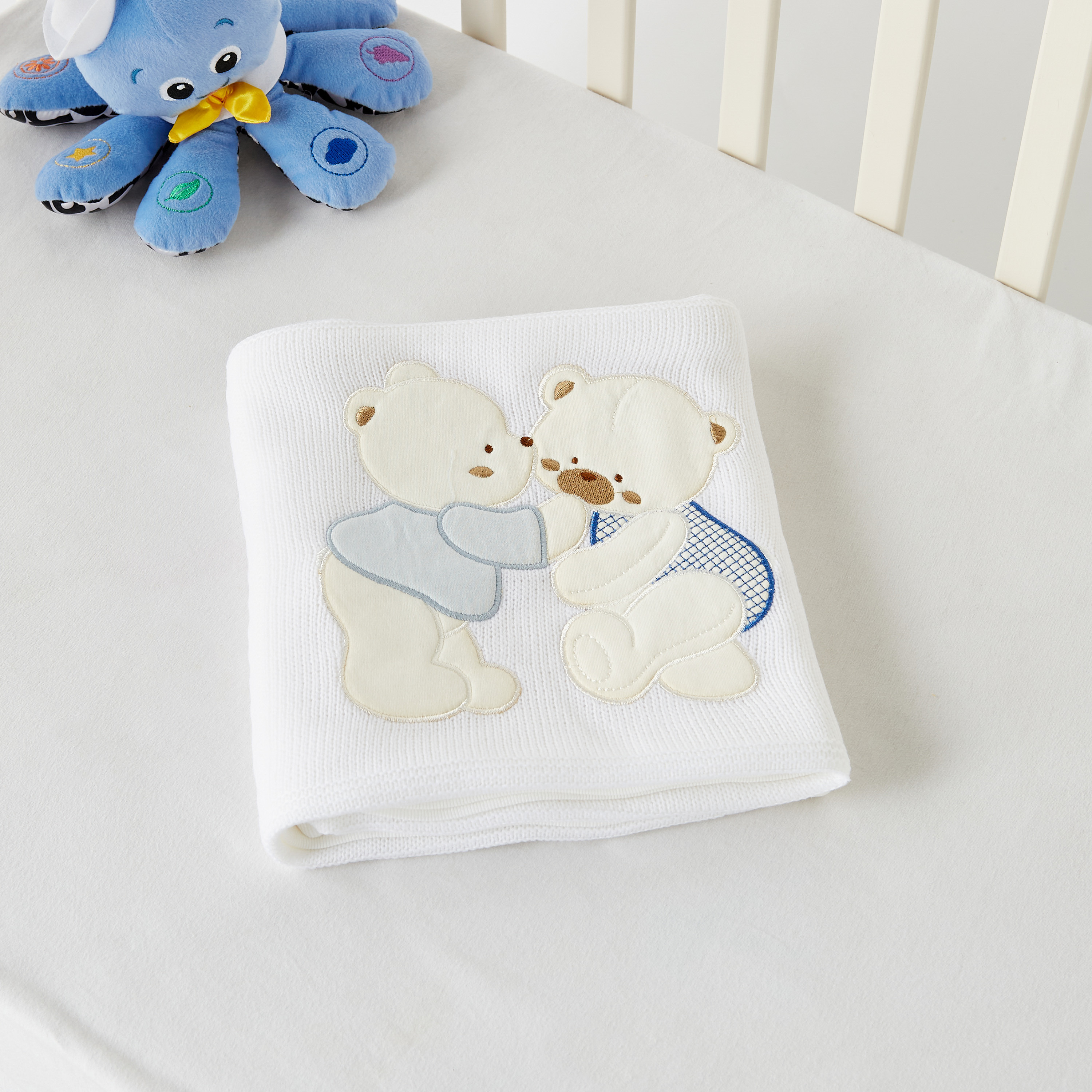 Juniors Teddy Bear Applique Baby Shawl - 80x90 cm-baby-nursery-blanketsandswaddles-blanketsandquilts-image-4