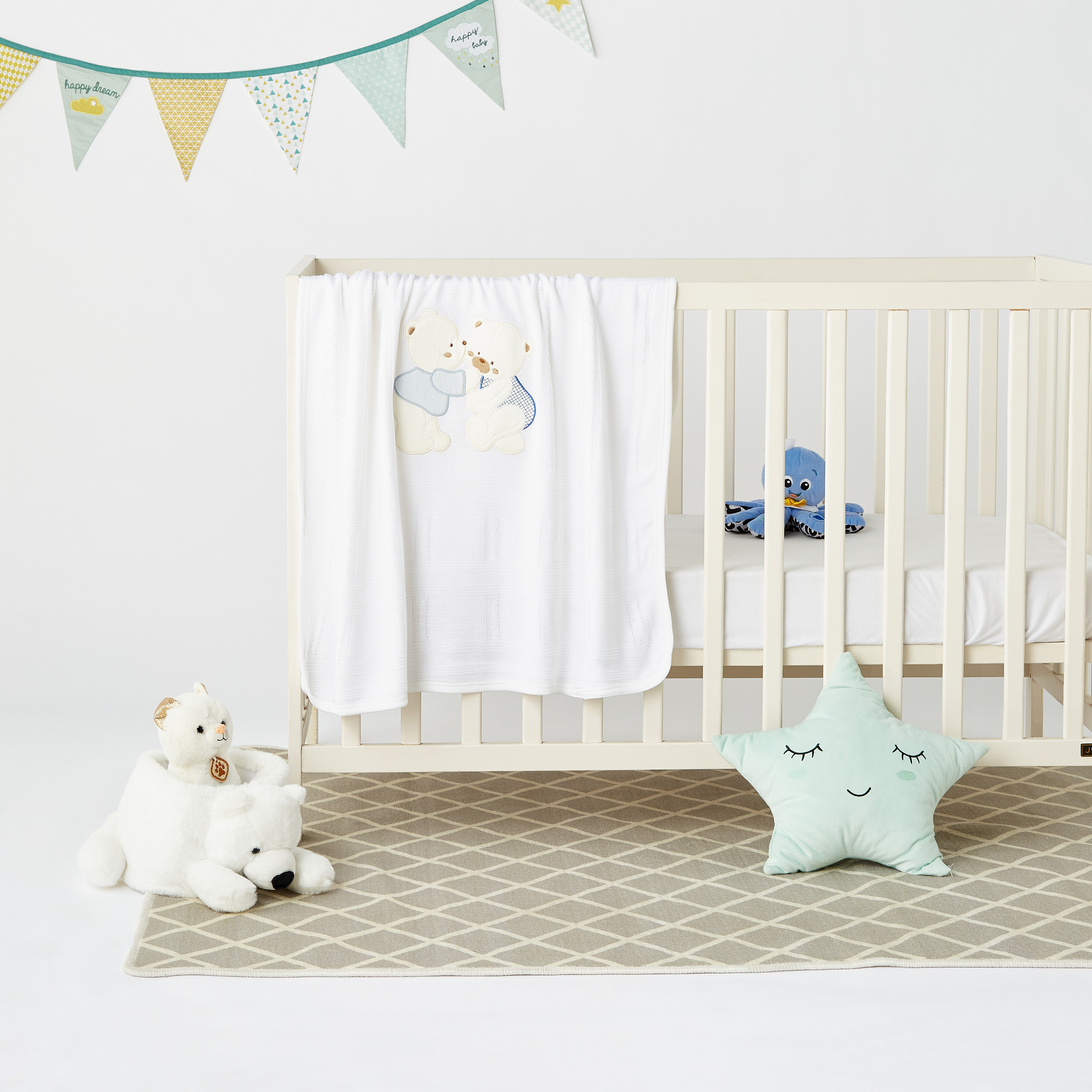 Juniors Teddy Bear Applique Baby Shawl - 80x90 cm-baby-nursery-blanketsandswaddles-blanketsandquilts-image-5