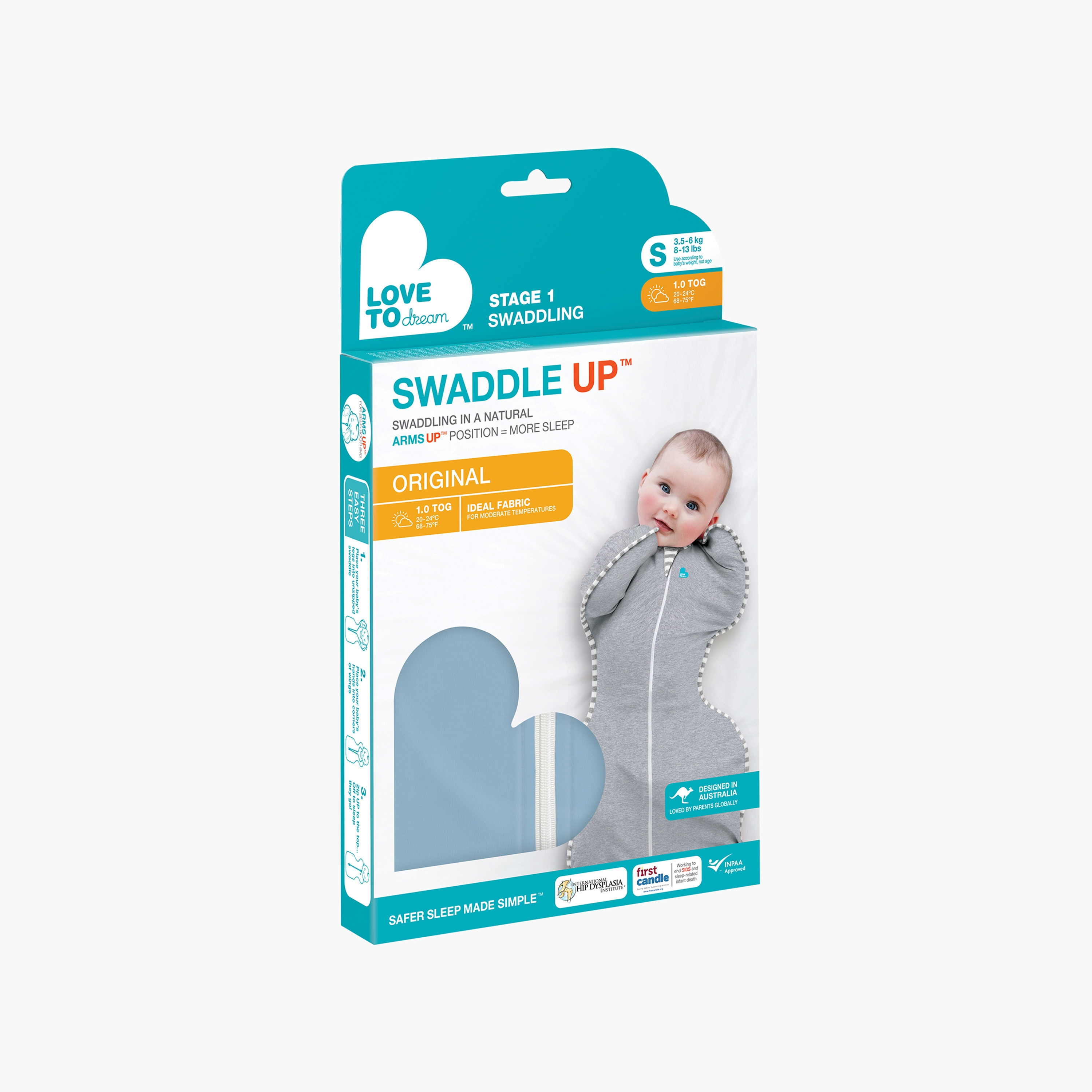Love To Dream Original Solid Swaddle Up Sleeping Bag - Small-baby-nursery-blanketsandswaddles-swaddlesandsleepingbags-image-2