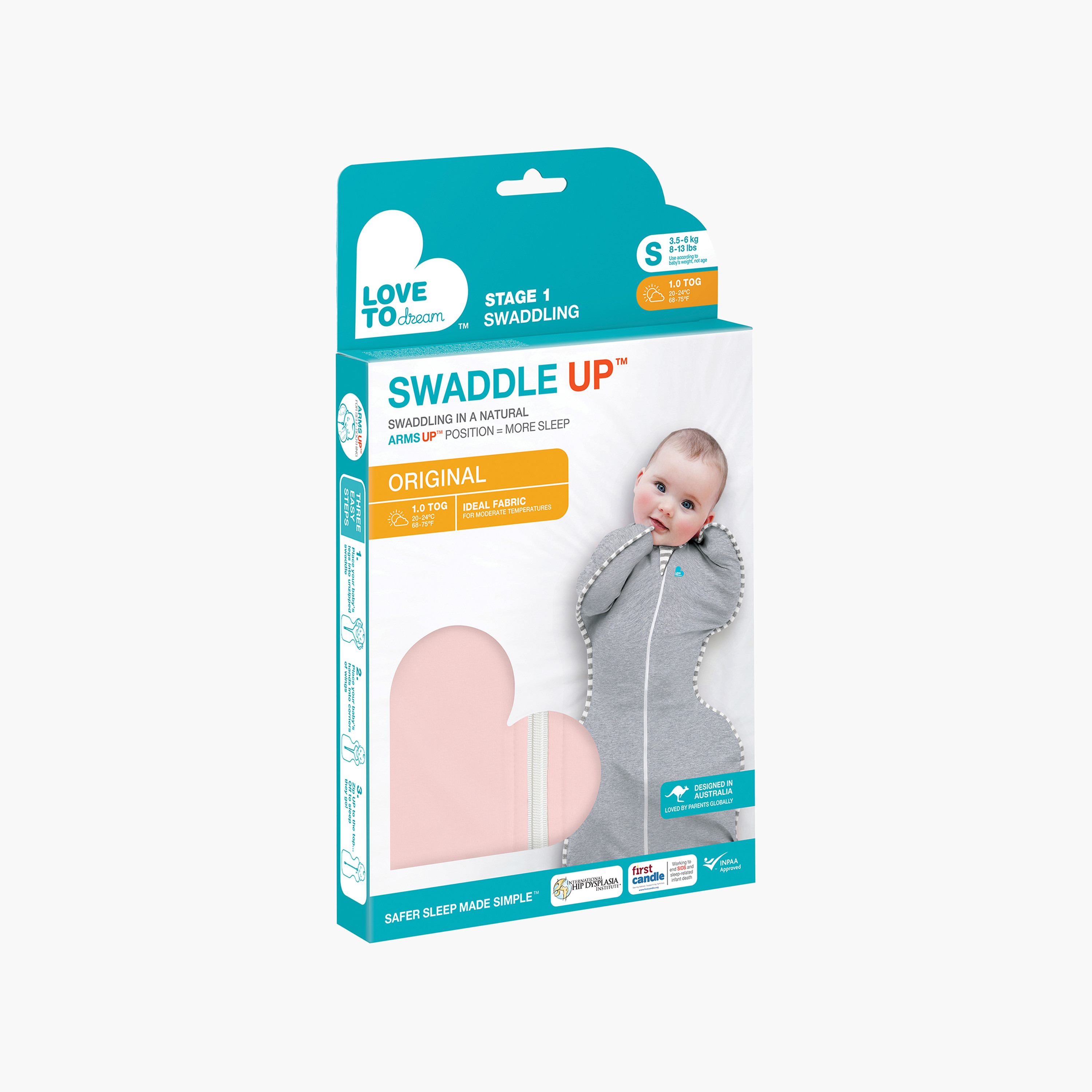 Love To Dream Original Solid Swaddle Up Sleeping Bag - Small-baby-nursery-blanketsandswaddles-swaddlesandsleepingbags-image-2
