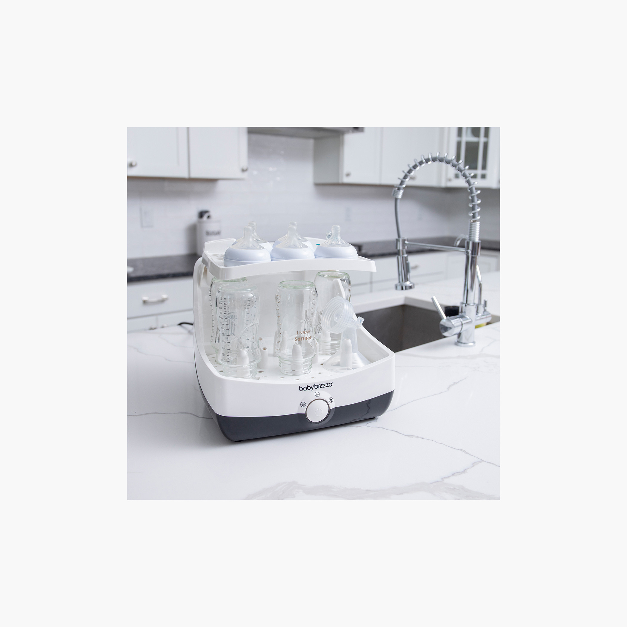 Baby brezza baby bottle best sale sterilizer and dryer machine