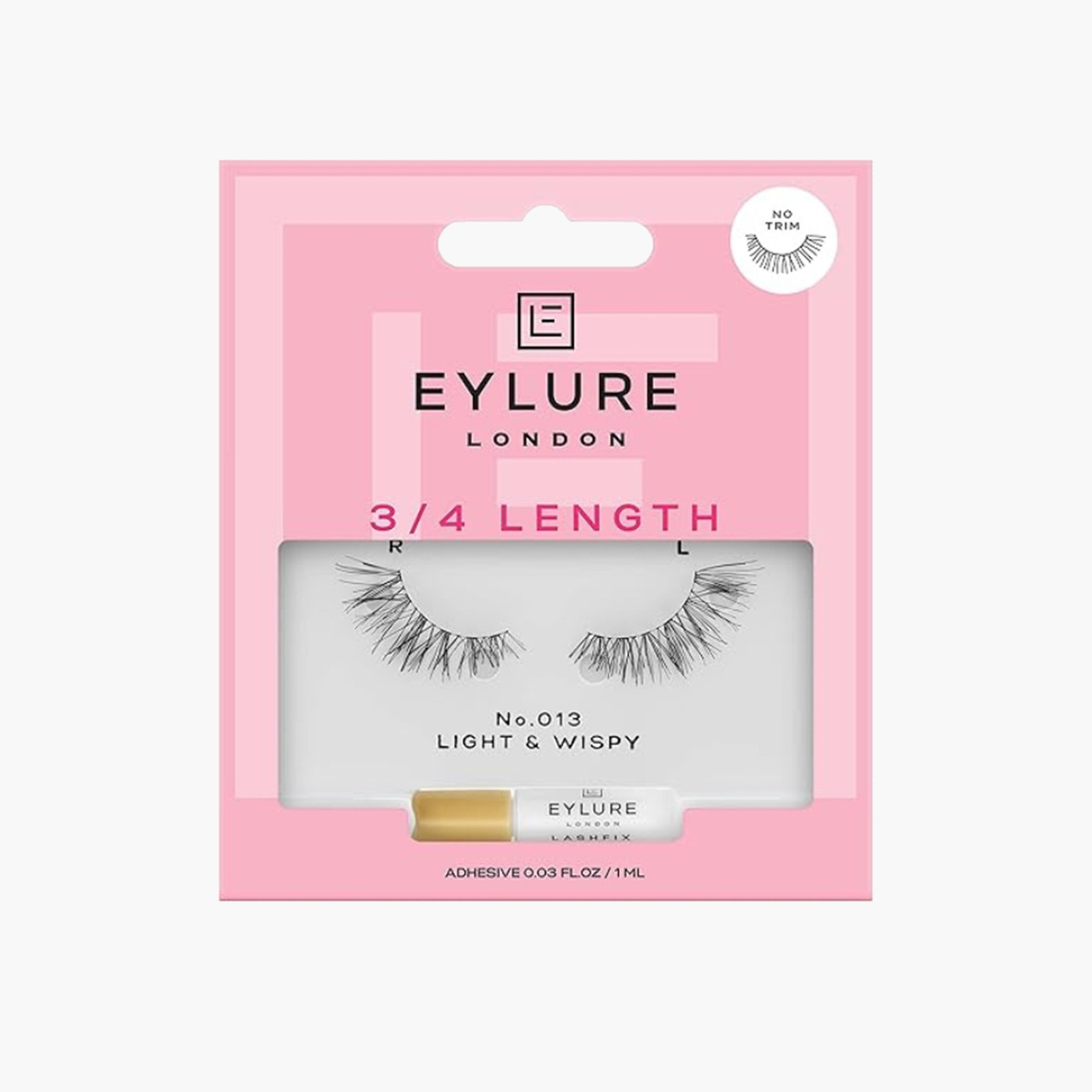 رموش صناعية لايت آند وسبي بطول 3/4 رقم 013 من إيلور-beautyandpersonalcare-makeup-eyes-falselashes-image-1
