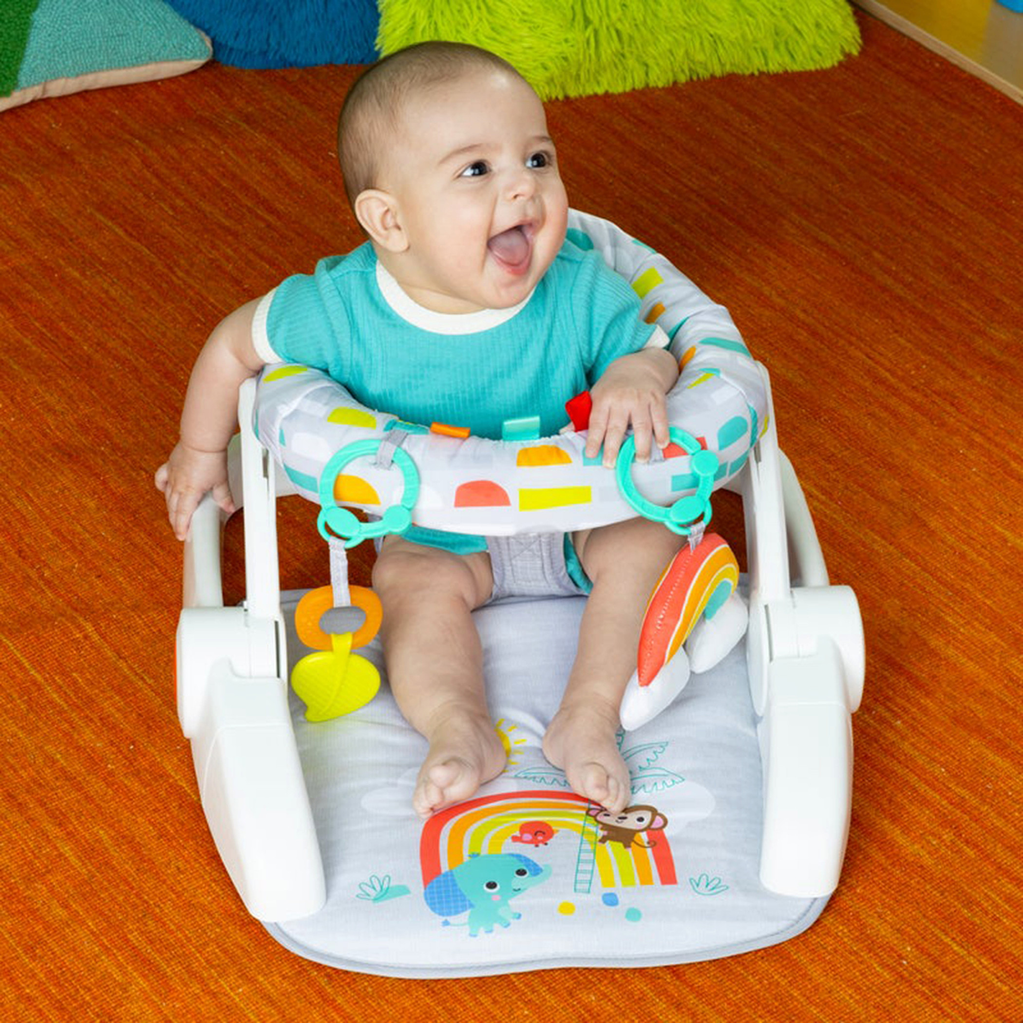 Bright Starts 2-in-1 Giggle Station Floor Seat-baby-feeding-highchairsandboosters-image-4