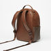 Missy Monogram Print Backpack with Tape Detail and Adjustable Shoulder Straps-Women%27s Backpacks-thumbnailMobile-2
