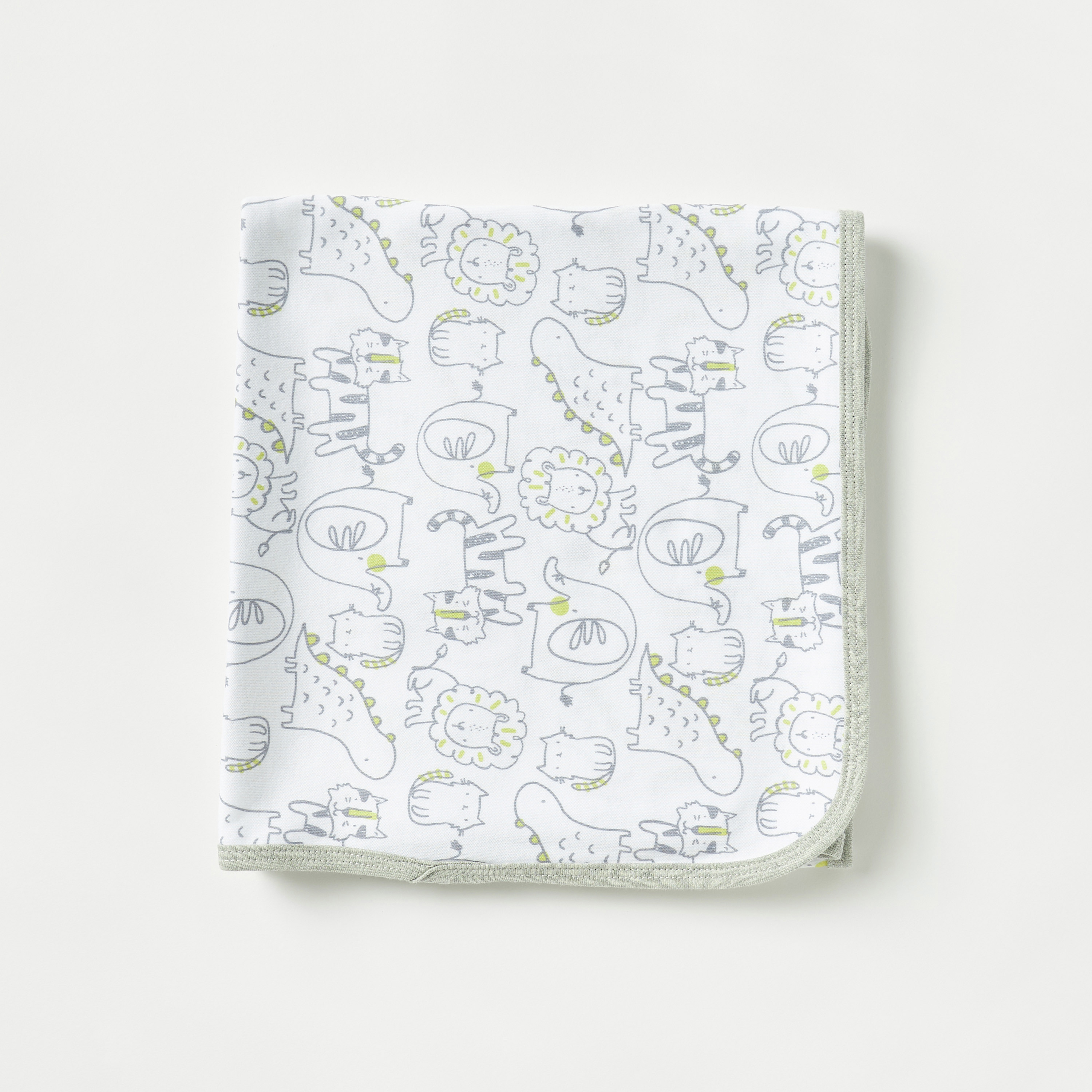 Juniors All-Over Print Receiving Blanket - 70x70 cm-baby-nursery-blanketsandswaddles-receivingblankets-image-1