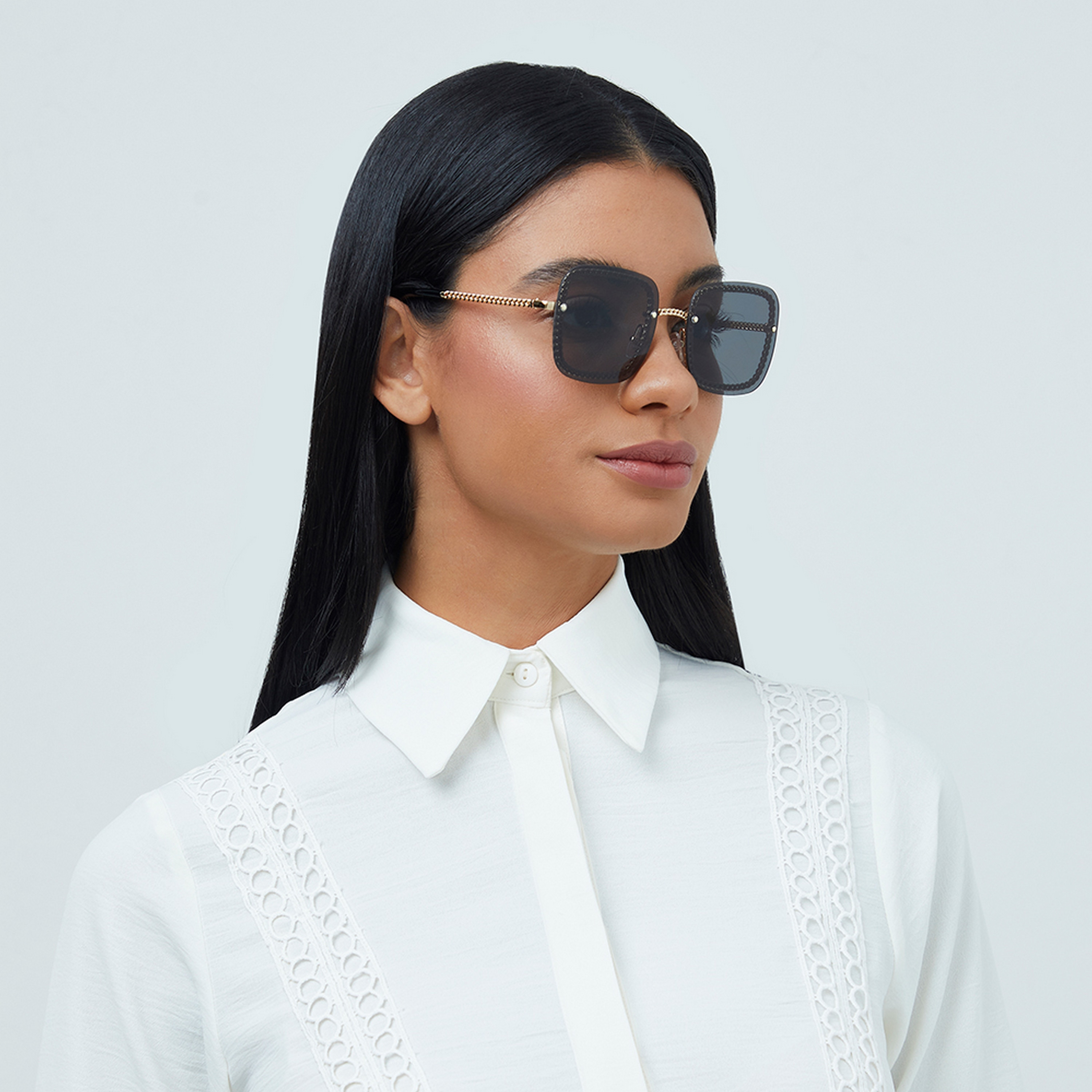 BlackOut AURORA  Black 57 mm Square Sunglasses -women-sunglasses-image-5