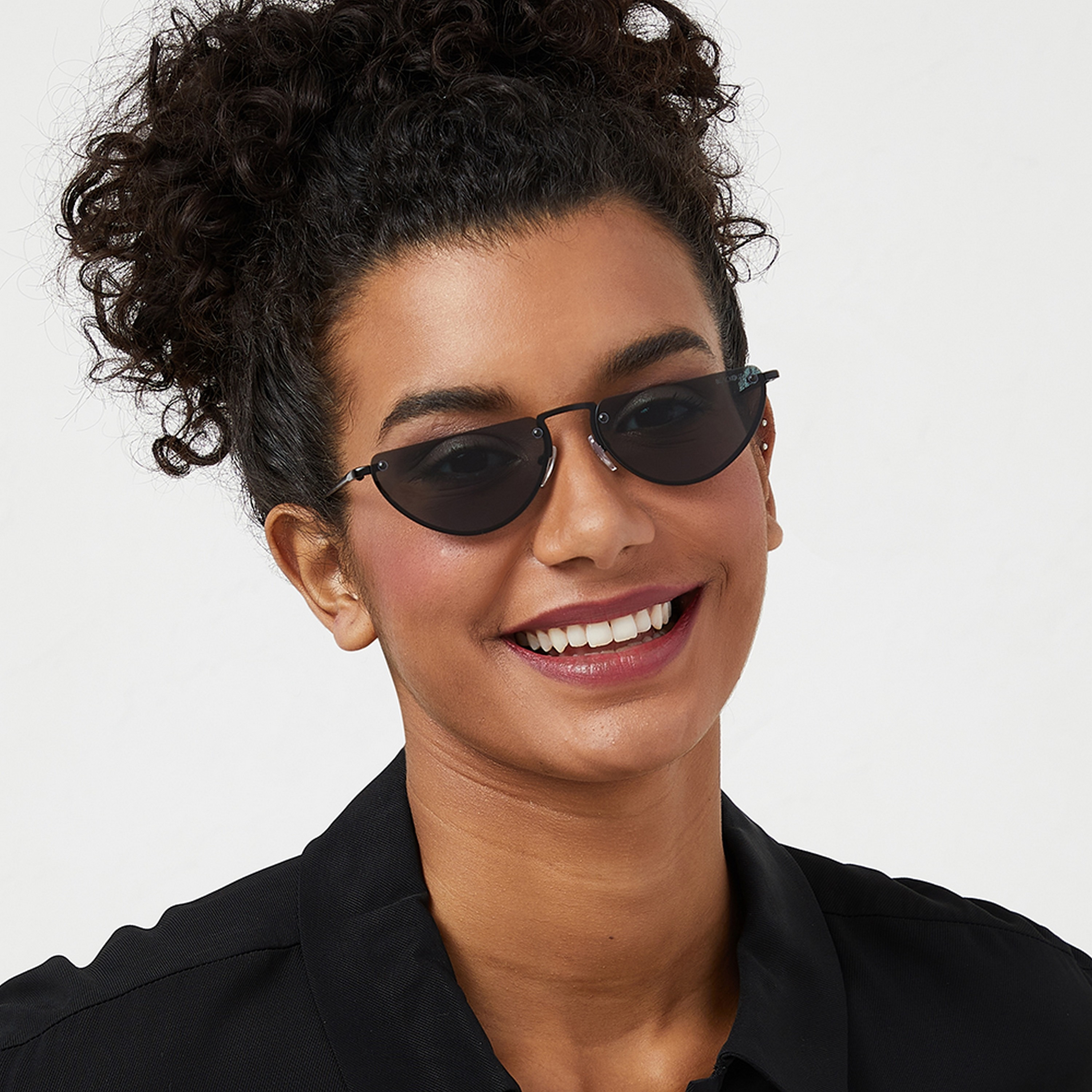 نظارة شمسية خضراء ذات كات آي من بلاك أوت ديمي لون مع 59 مم -women-sunglasses-image-4