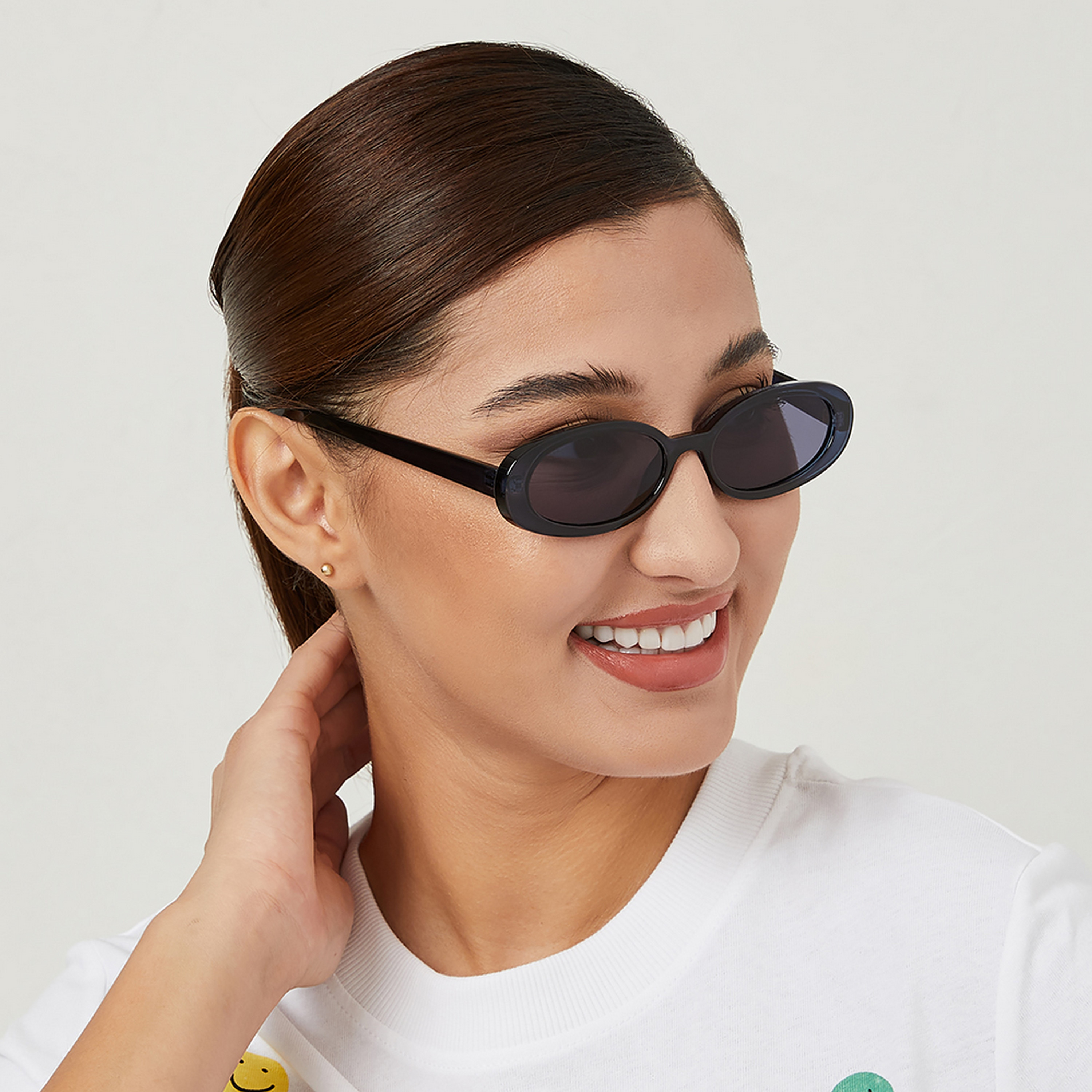 BlackOut DREW  Blue 52 mm Rectangle Sunglasses -women-sunglasses-image-5