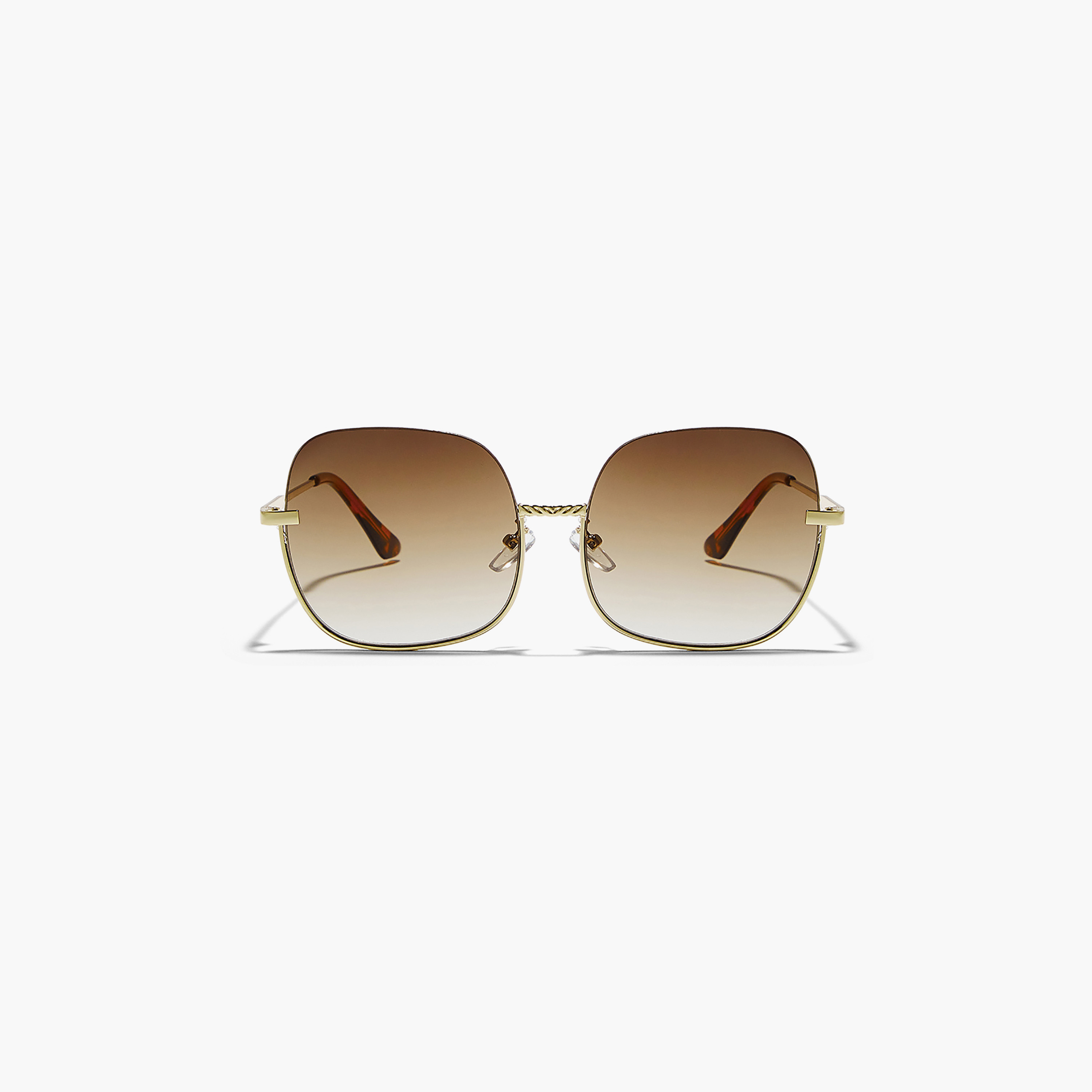 BlackOut GEO  Brown Gradient 59 mm Oversized Sunglasses -women-sunglasses-image-2