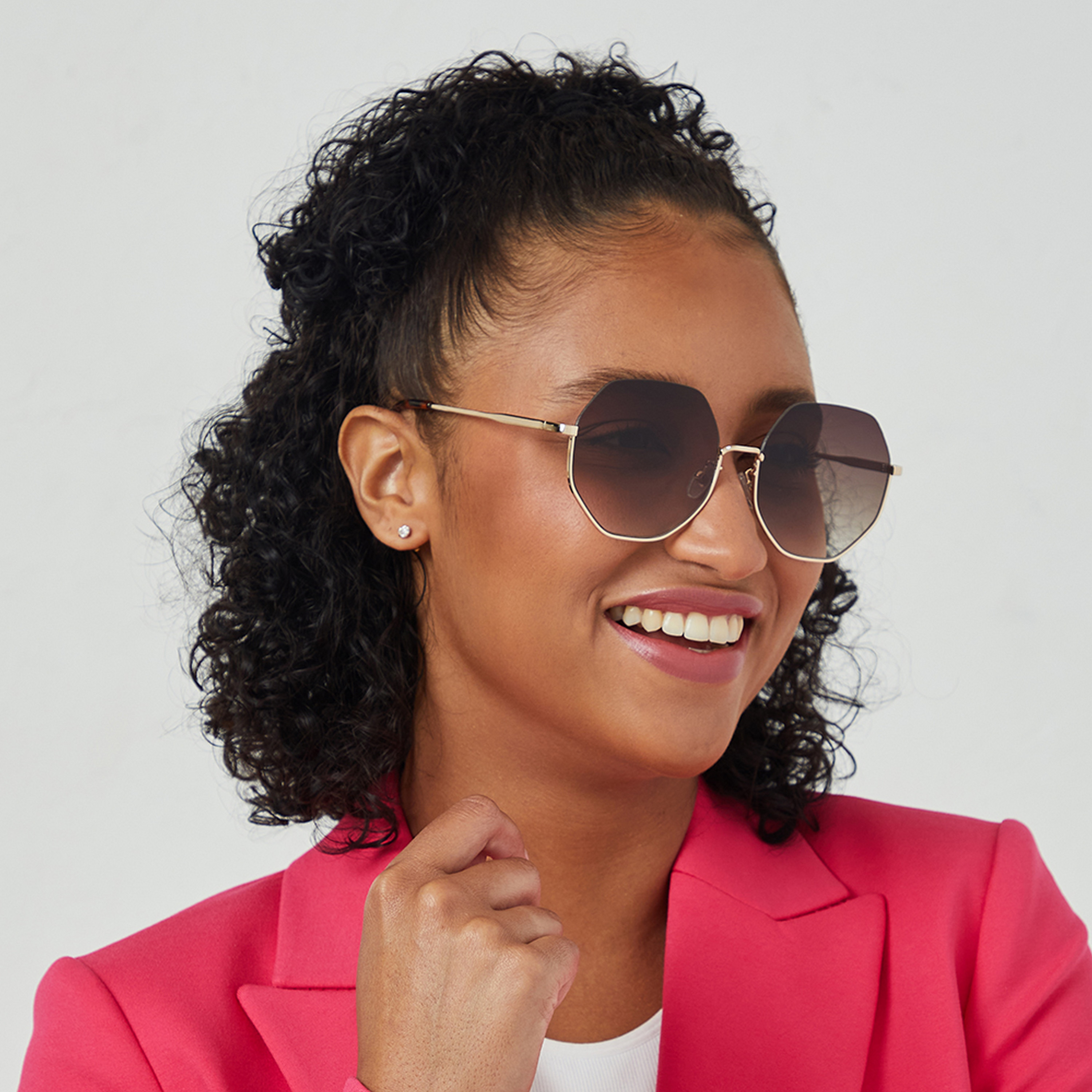 نظارة شمسية بنية هندسية مع 58 مم من بلاك أوت هيكسا -women-sunglasses-image-5