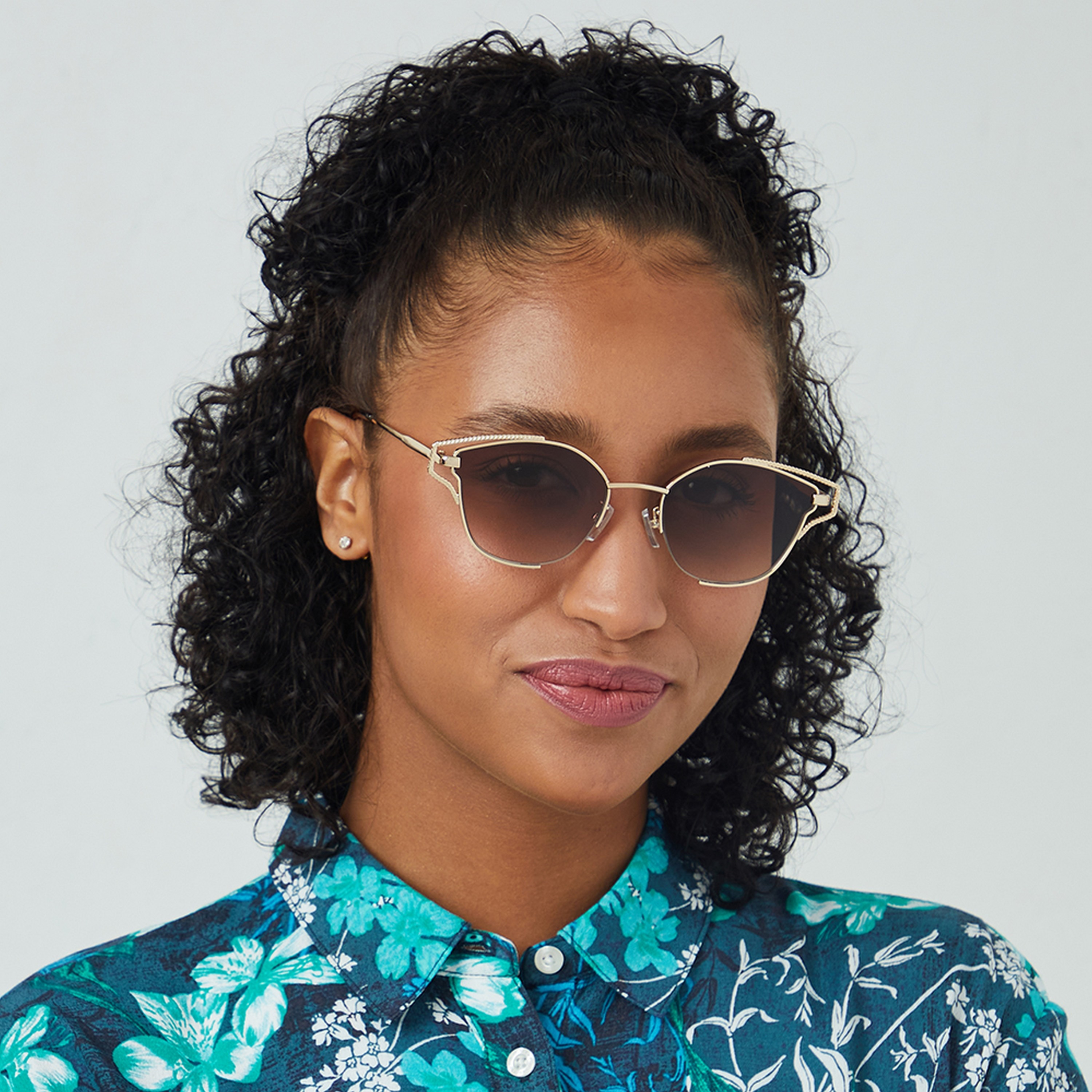 BlackOut HYPATIA  Brown 54 mm Cat Eye Sunglasses -women-sunglasses-image-4