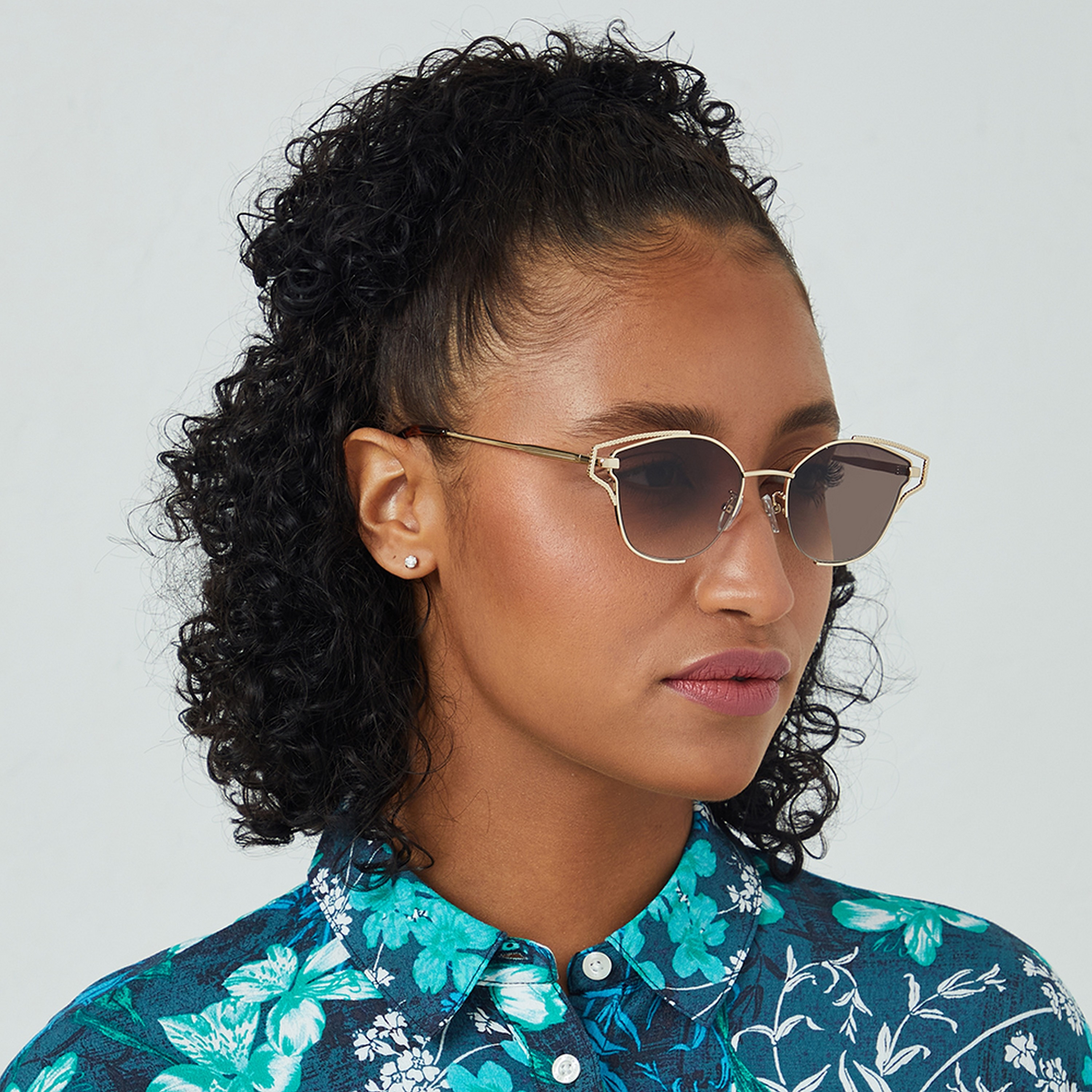 BlackOut HYPATIA  Brown 54 mm Cat Eye Sunglasses -women-sunglasses-image-5
