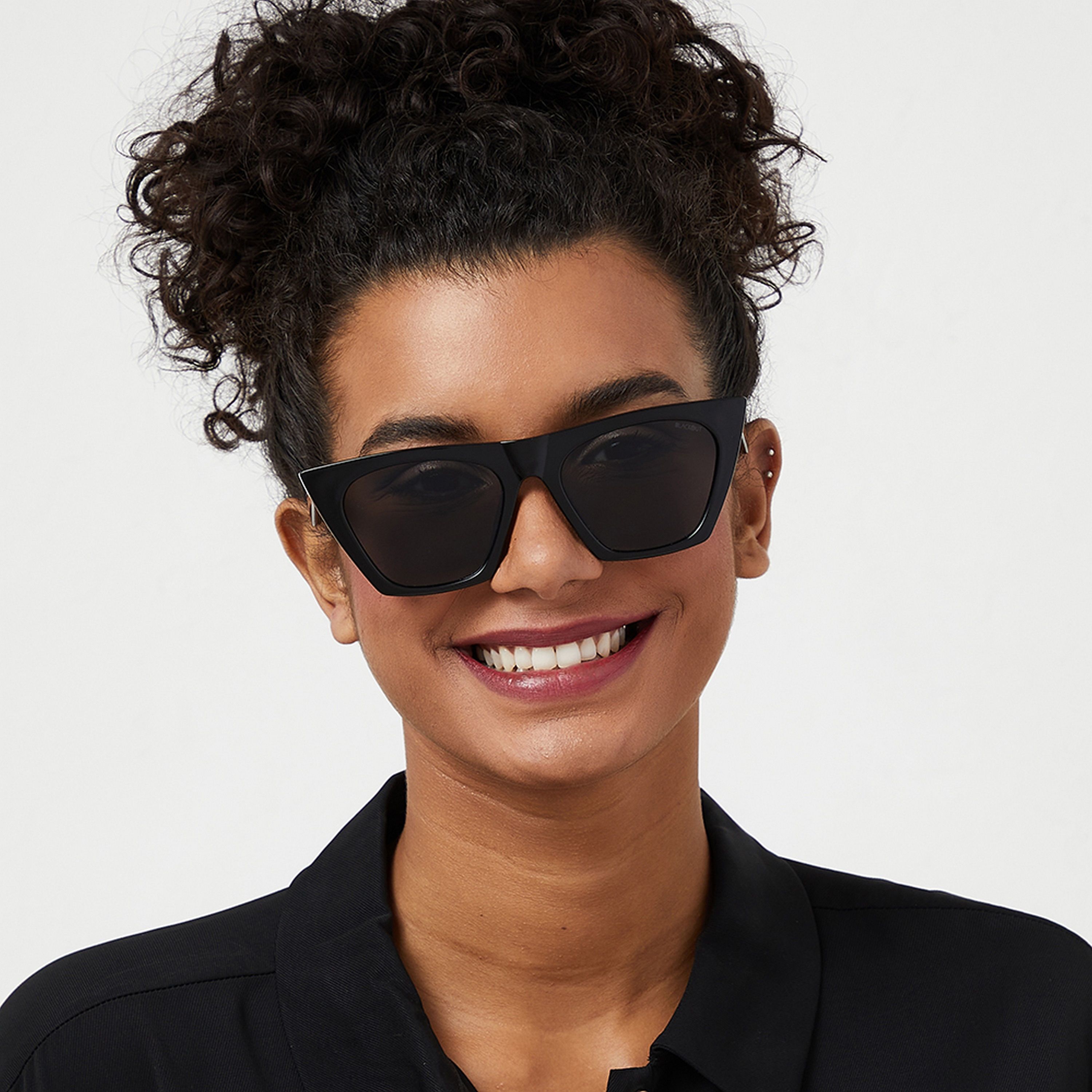 BlackOut LIBERTY  Black 54 mm Cat Eye Sunglasses -women-sunglasses-image-4