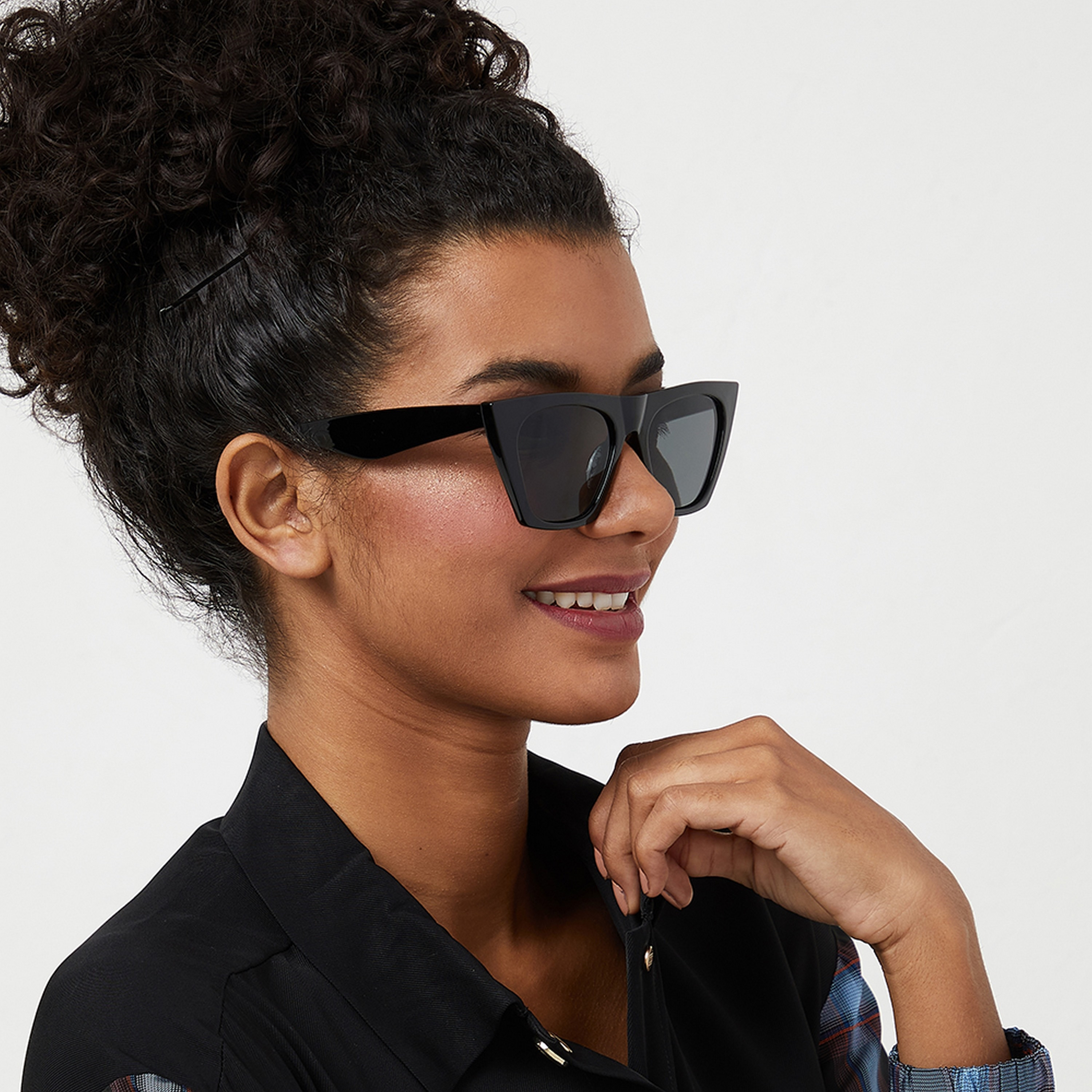 BlackOut LIBERTY  Black 54 mm Cat Eye Sunglasses -women-sunglasses-image-5