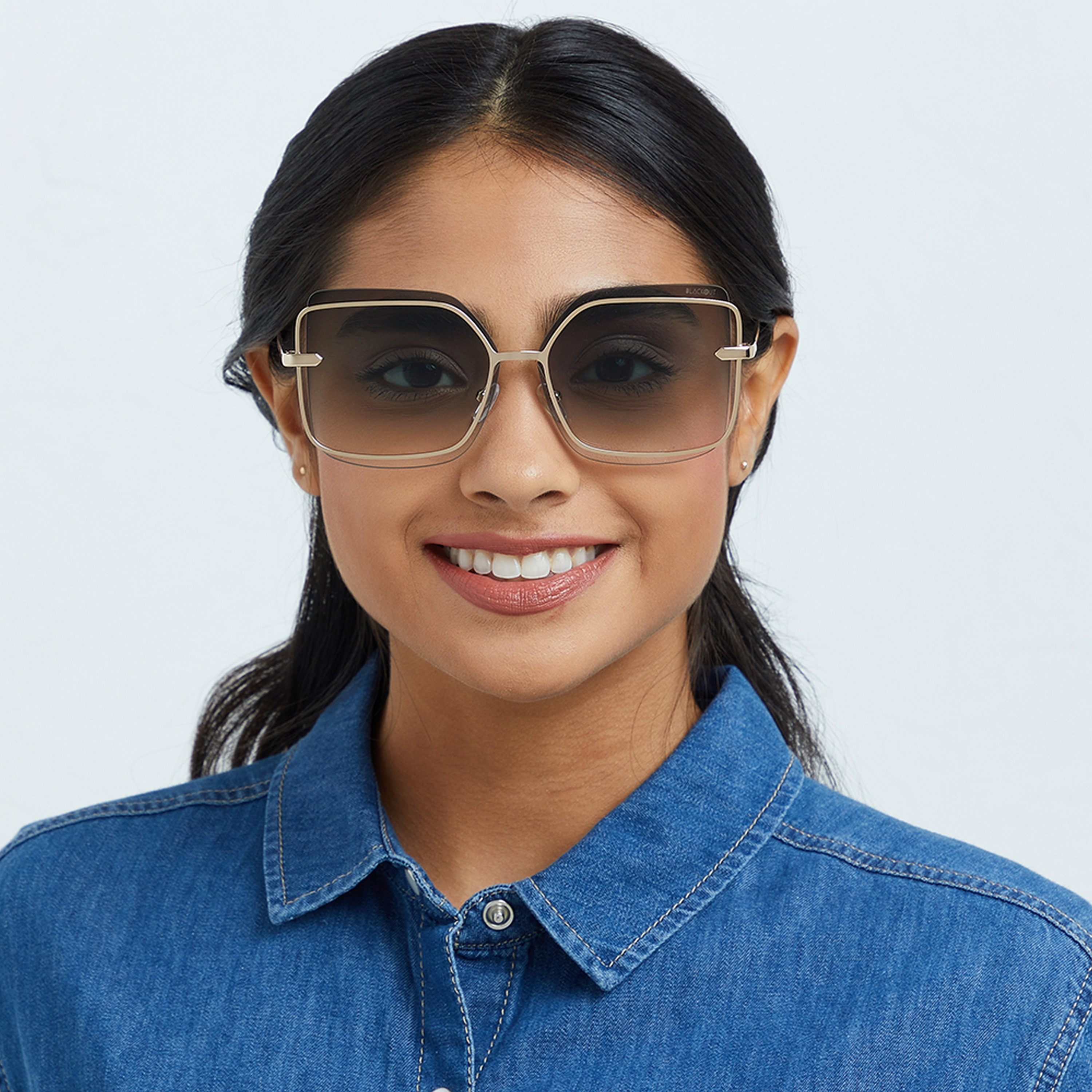 BlackOut Women Green 60 mm Square Sunglasses - BLA-000214-2706-women-sunglasses-image-4