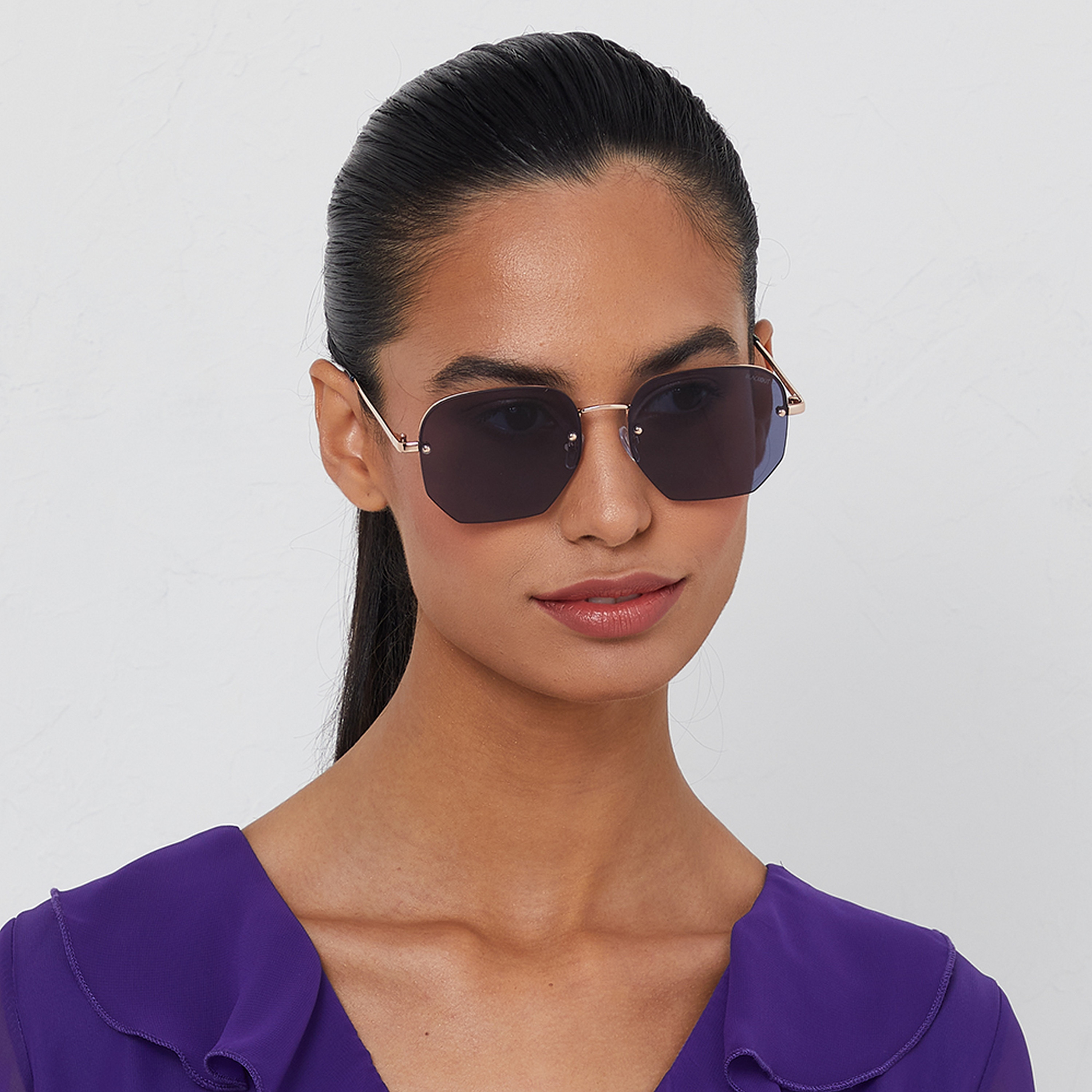 نظارة شمسية زرقاء هندسية مع 57 مم من بلاك أوت نينا -women-sunglasses-image-4
