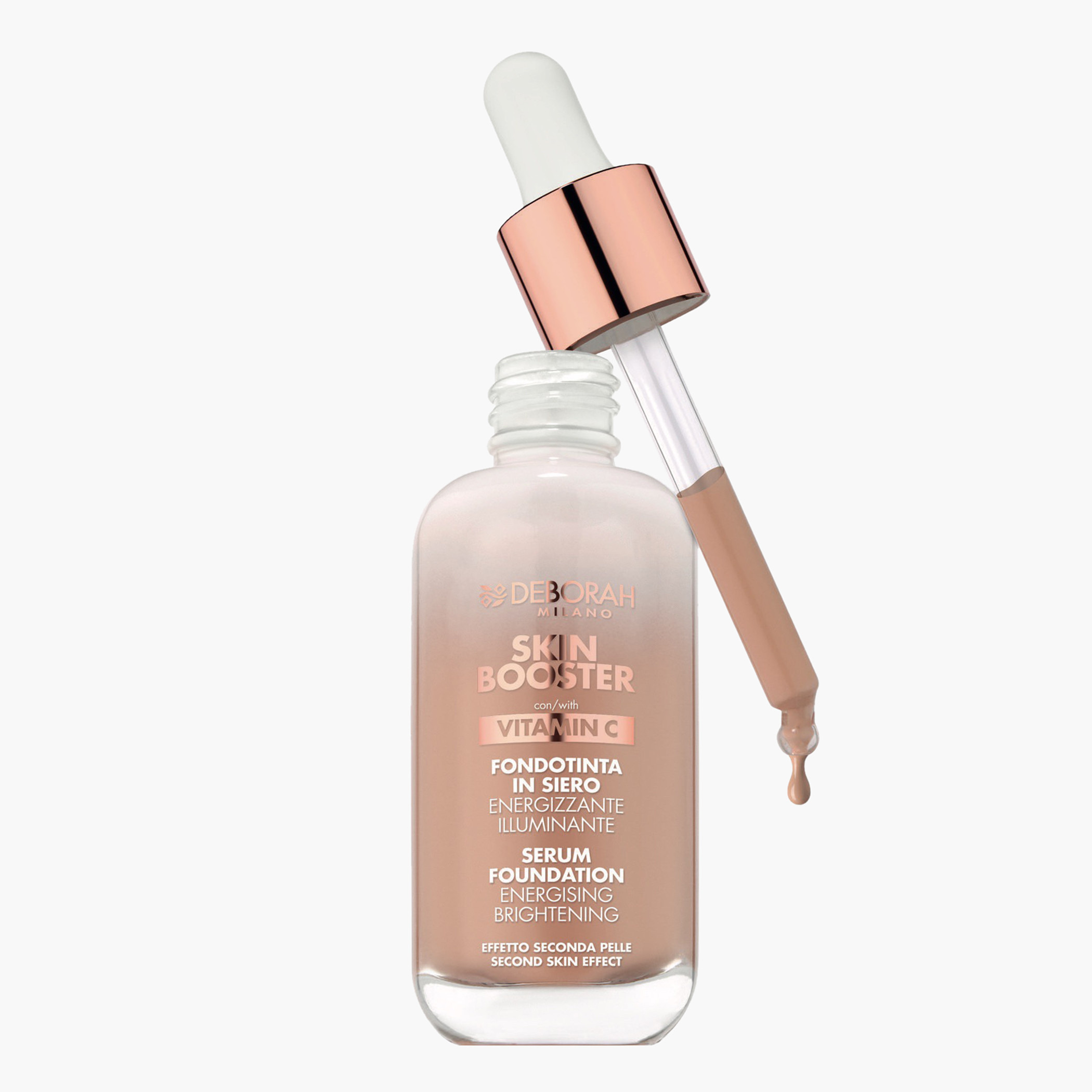 سيروم كريم أساس سكين بوستر بفيتامين سي من ديبورا ميلانو - 30 مل-beautyandpersonalcare-makeup-face-foundations-image-1