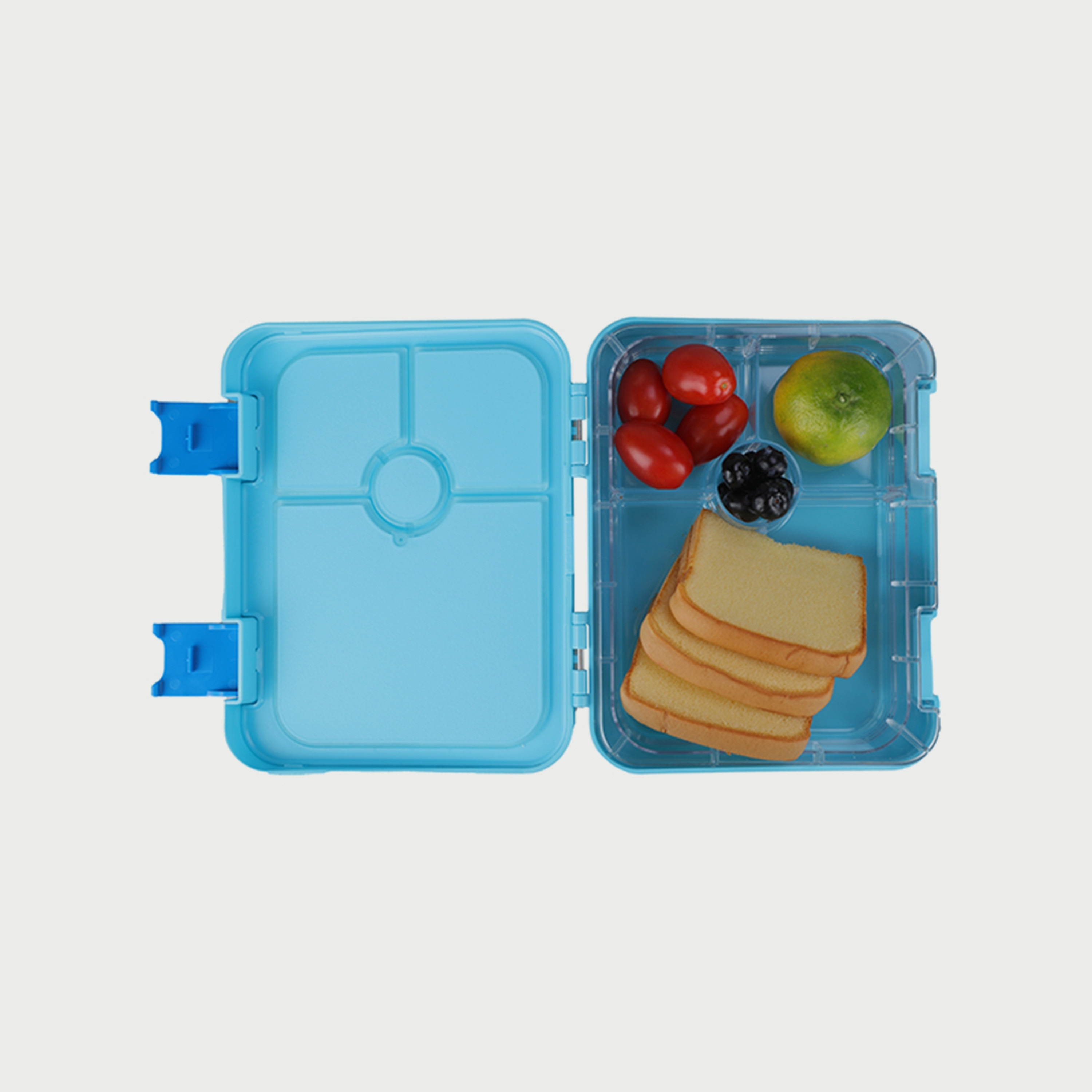Bonjour TIFF Box Dual Clip Lunchbox, Blue Jet-school-lunchessentials-lunchboxes-image-3