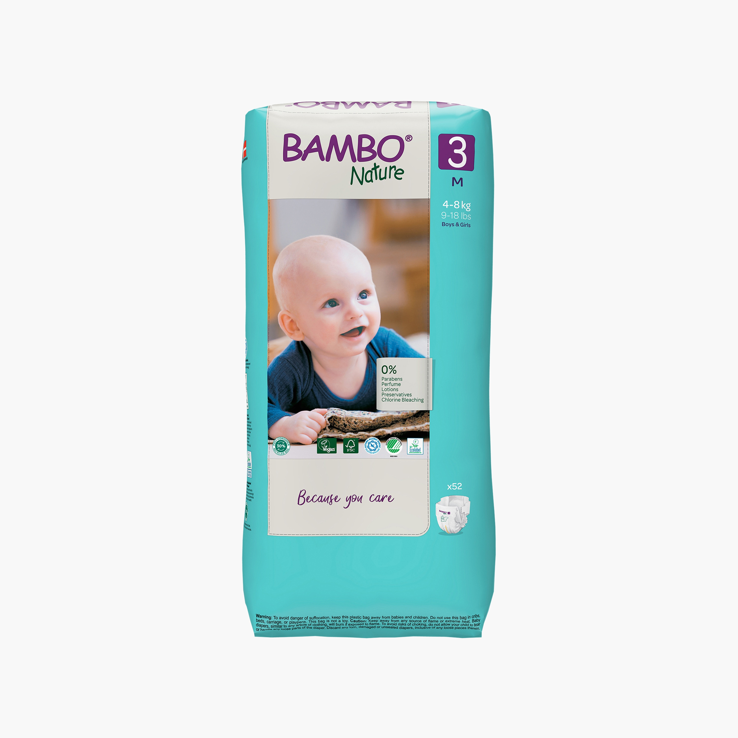 Bambo diapers size store 3