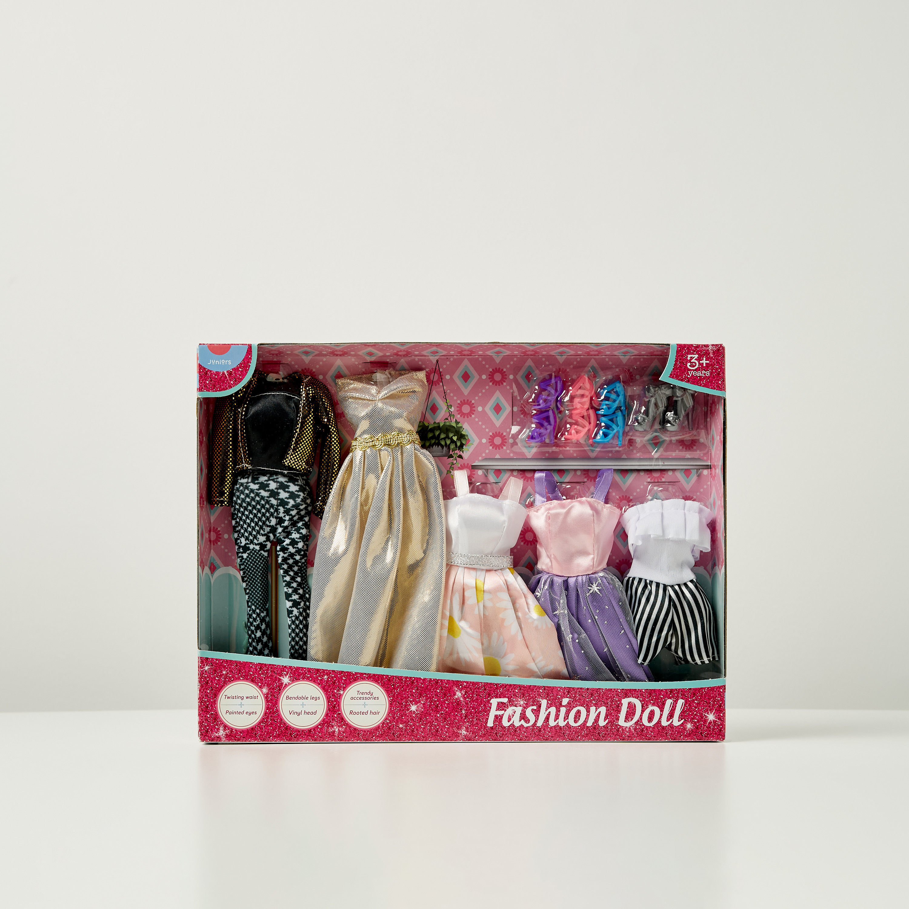 Doll dresses hot sale and shoes