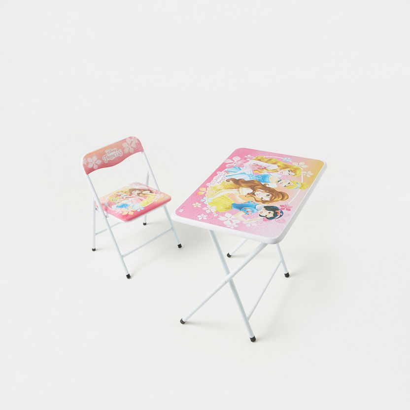 Disney Princess Print Table and Chair Set-Chairs and Tables-image-1