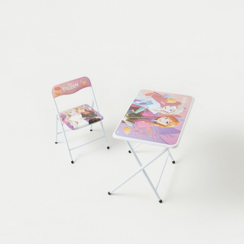 Disney Frozen Print Table and Chair Set-Chairs and Tables-image-1