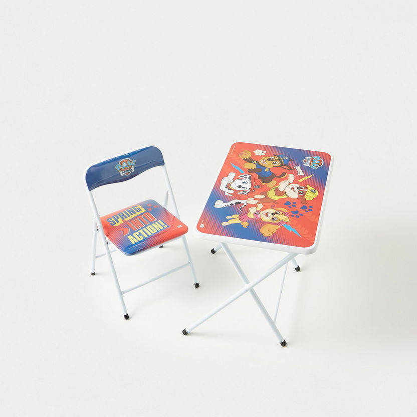 Viacom PAW Patrol Print Table and Chair Set-Chairs and Tables-image-1