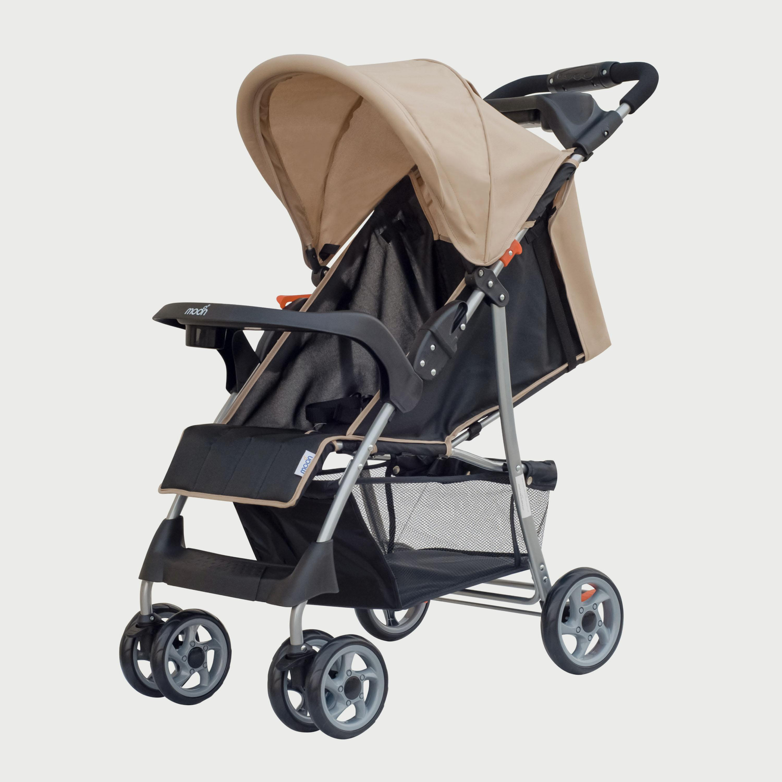 عربة الأطفال تريك طي بيد واحدة من مون، بيج-baby-gear-strollersandprams-strollers-image-1