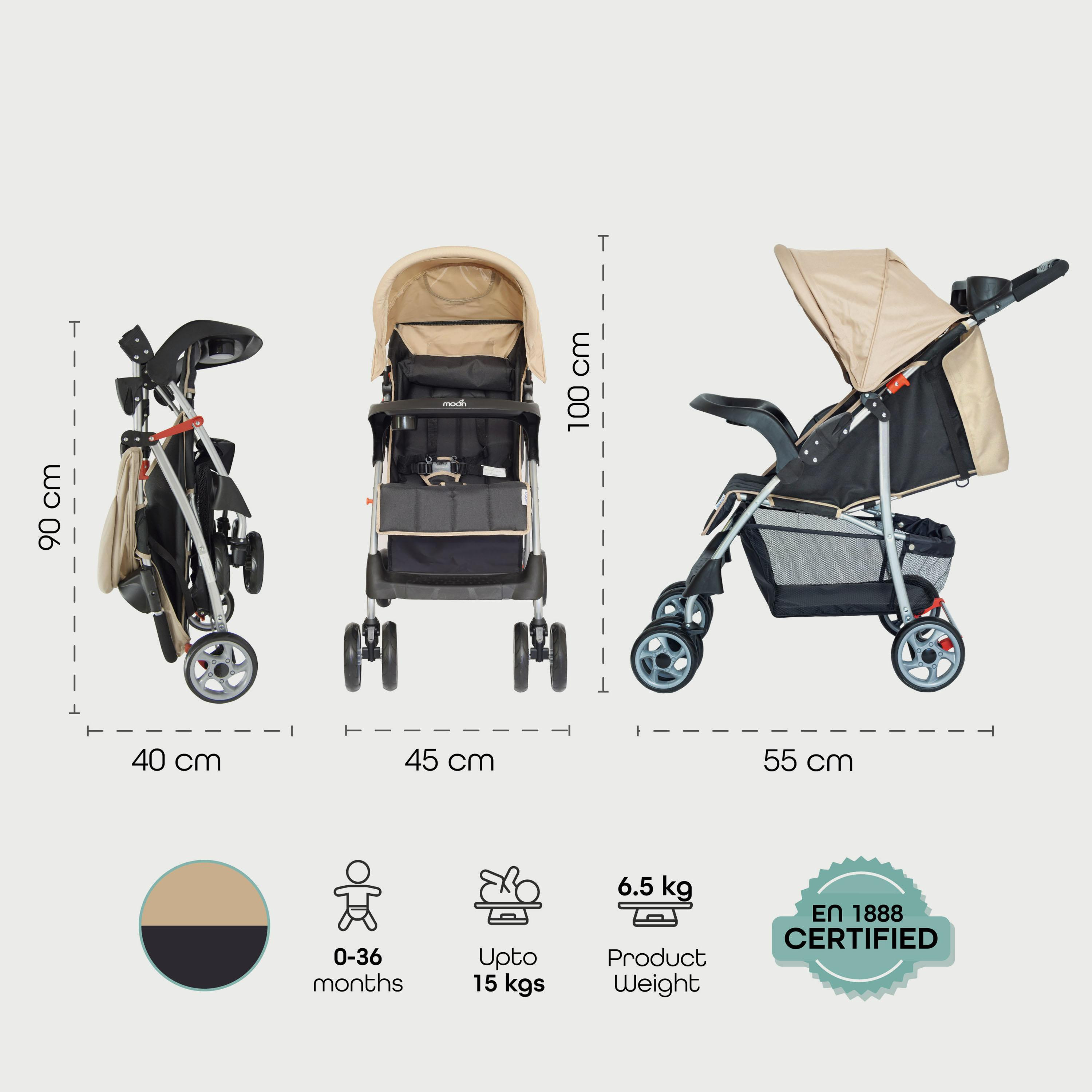 عربة الأطفال تريك طي بيد واحدة من مون، بيج-baby-gear-strollersandprams-strollers-image-7