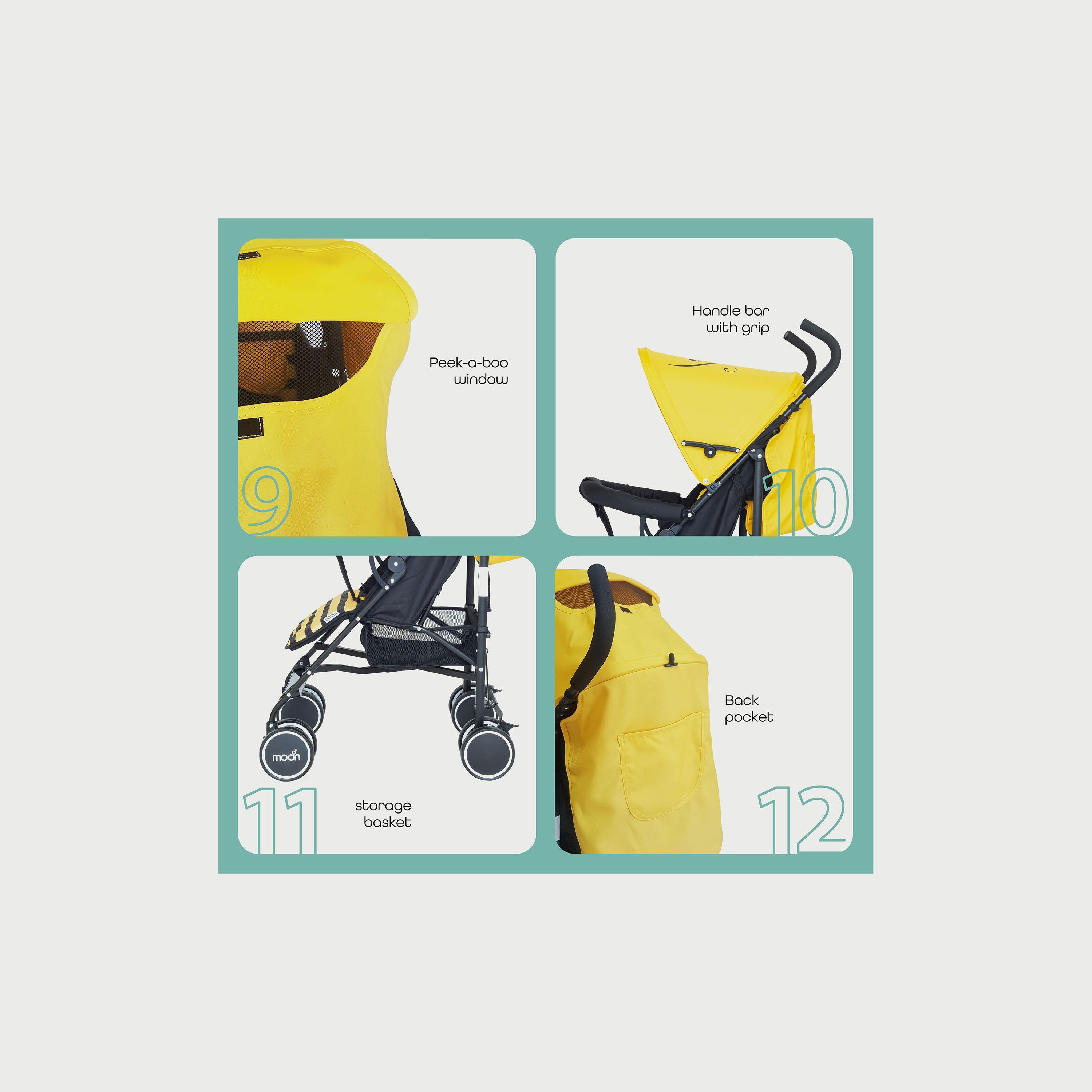 Moon Safari Stroller , Character Bee-baby-gear-strollersandprams-strollers-image-5