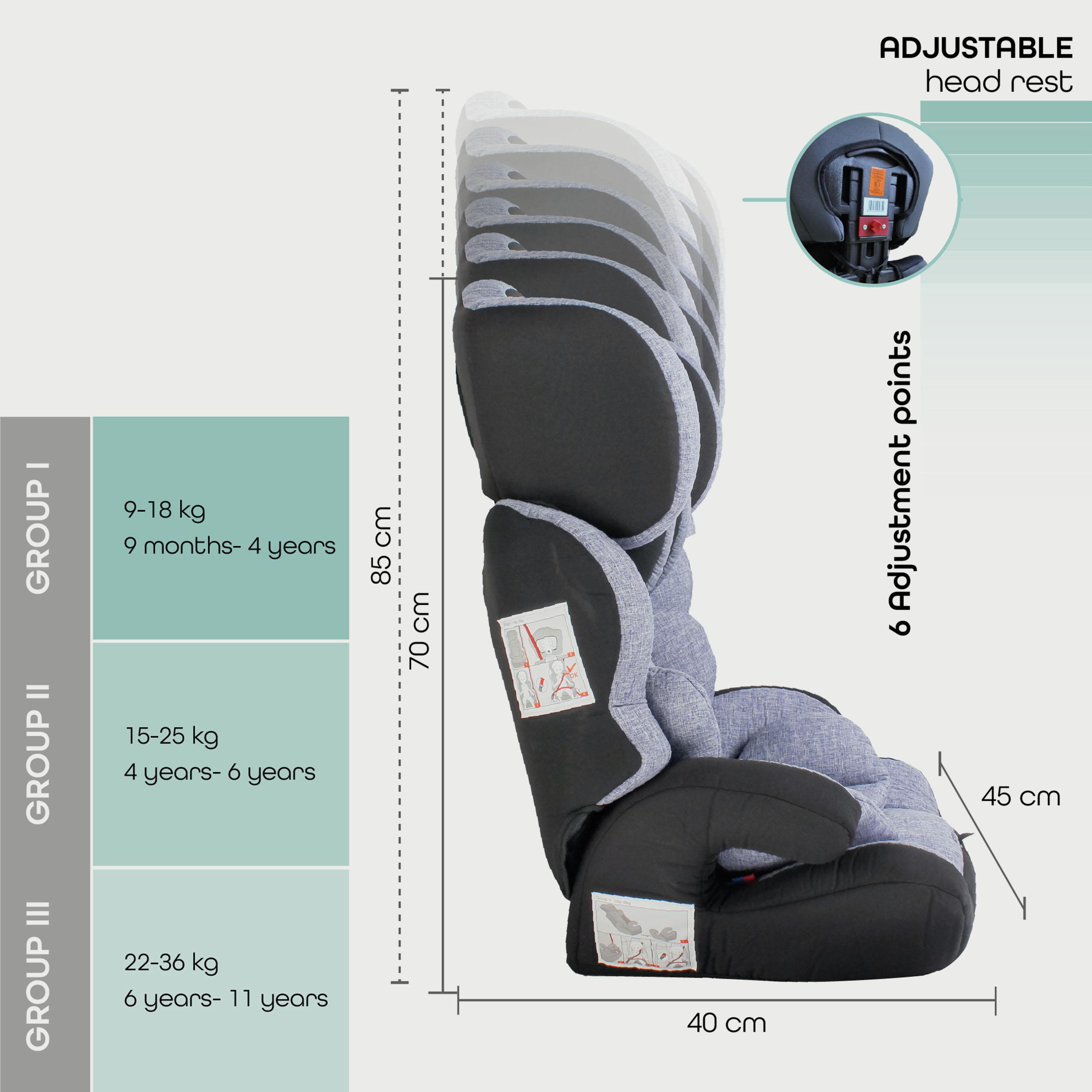 Moon Tolo Baby/Kids Car Seat (Group 1, 2, 3), Violet-baby-gear-carseats-image-3