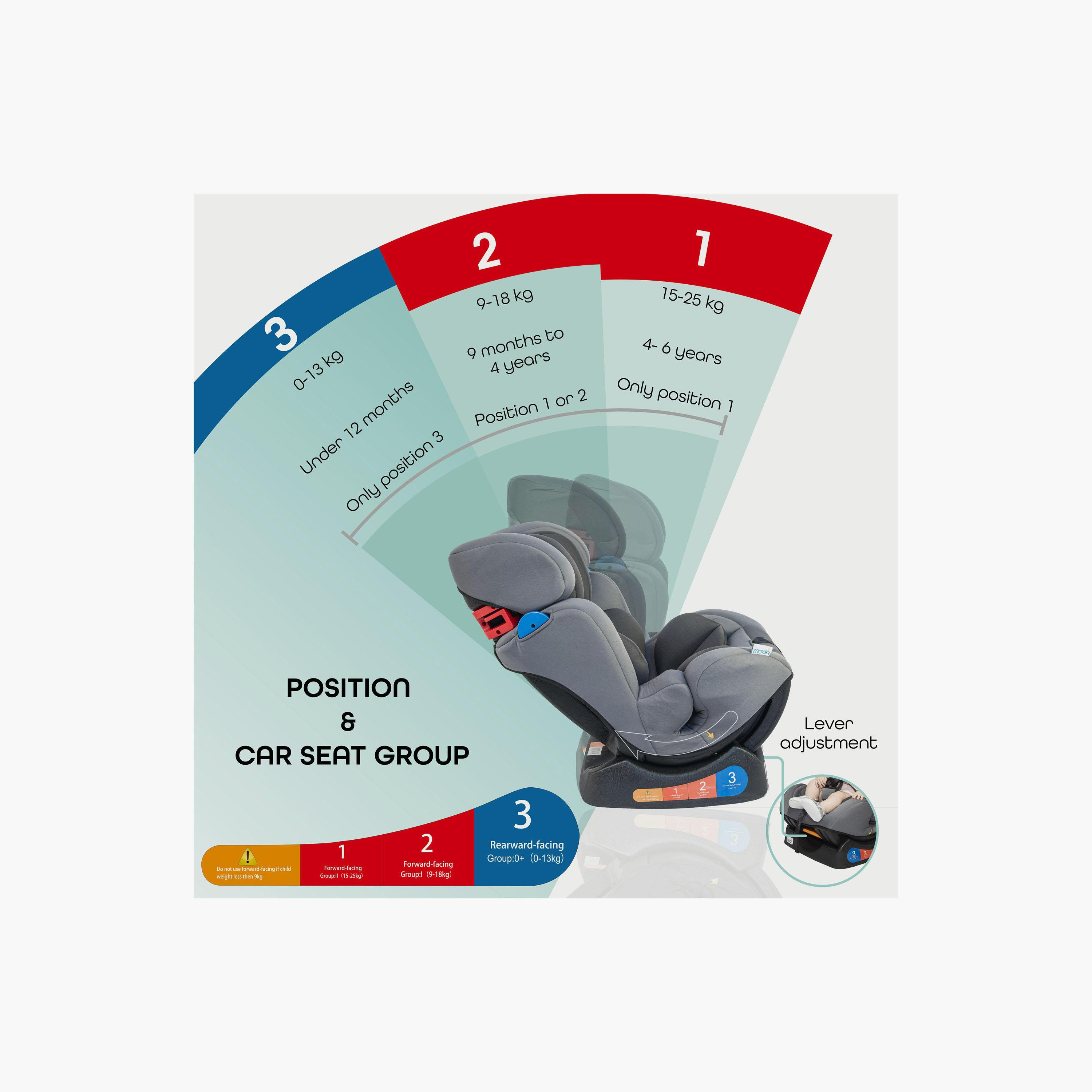 مقعد سيارة سومو للرضع والأطفال من مون (مجموعة 0، 1، 2)، رمادي-baby-gear-carseats-image-2