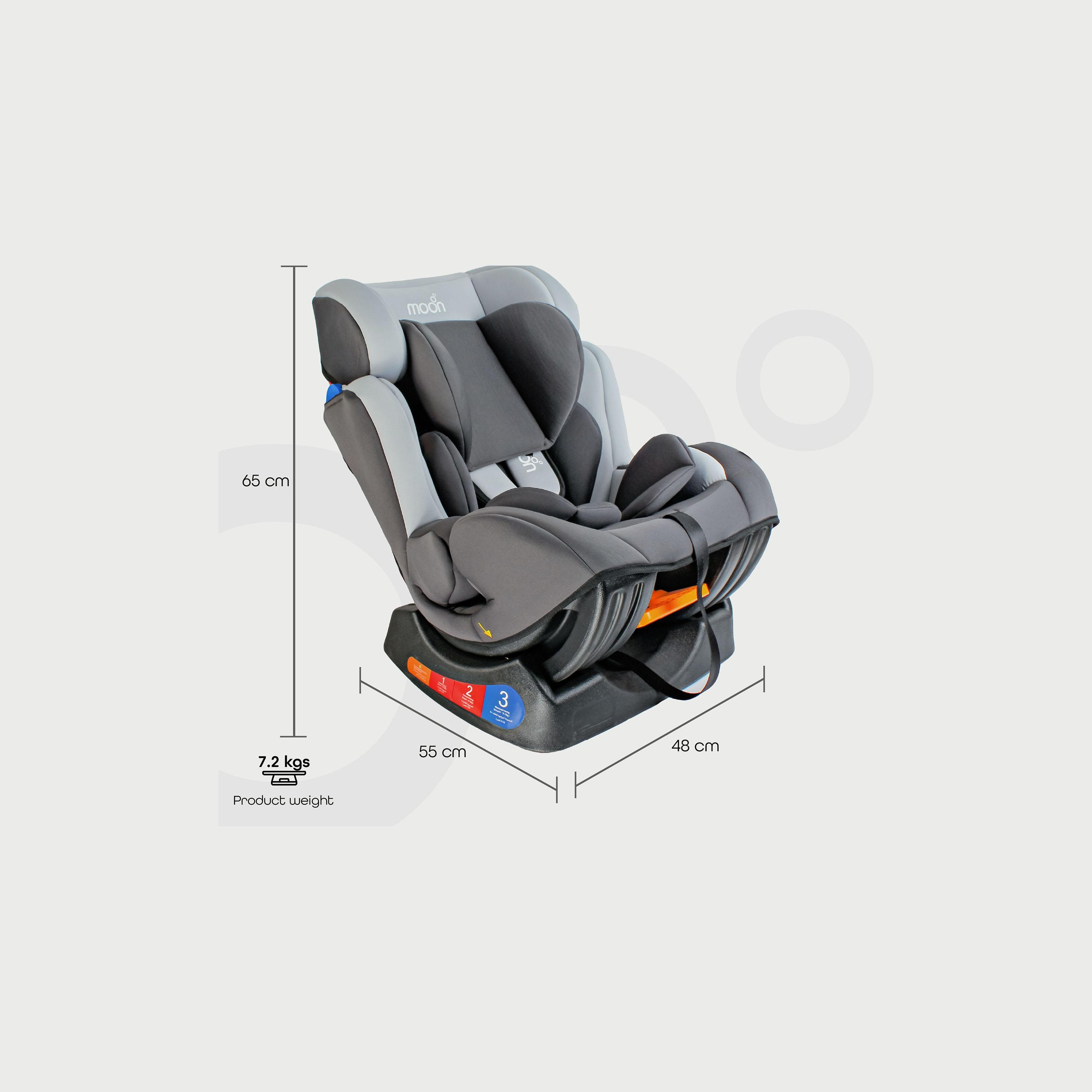 Moon Sumo Baby/Infant Car Seat (Group 0, 1, 2), Charcoal Grey-baby-gear-carseats-image-4