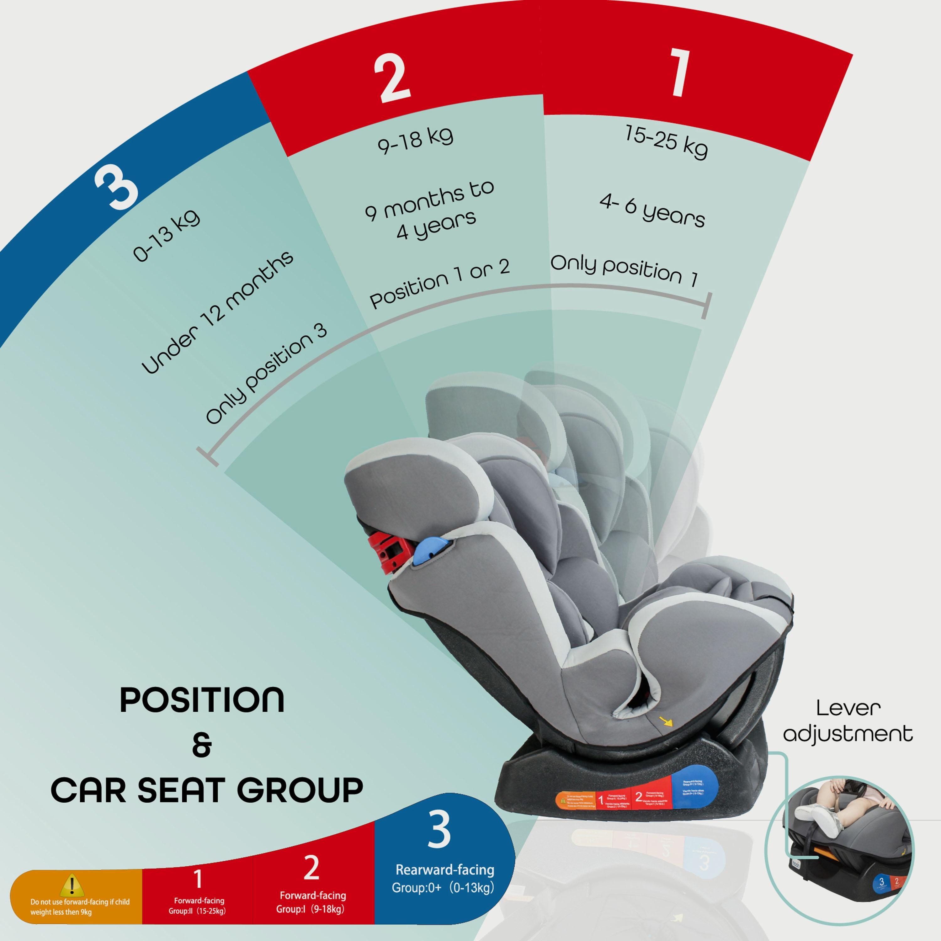 Moon Sumo Baby/Infant Car Seat (Group 0, 1, 2), Light Grey-baby-gear-carseats-image-3