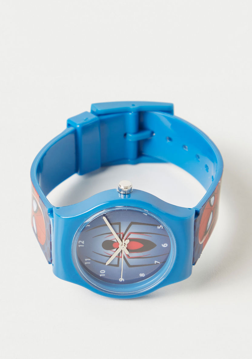 Spider-Man Print Analog Wristwatch-Watches-image-2