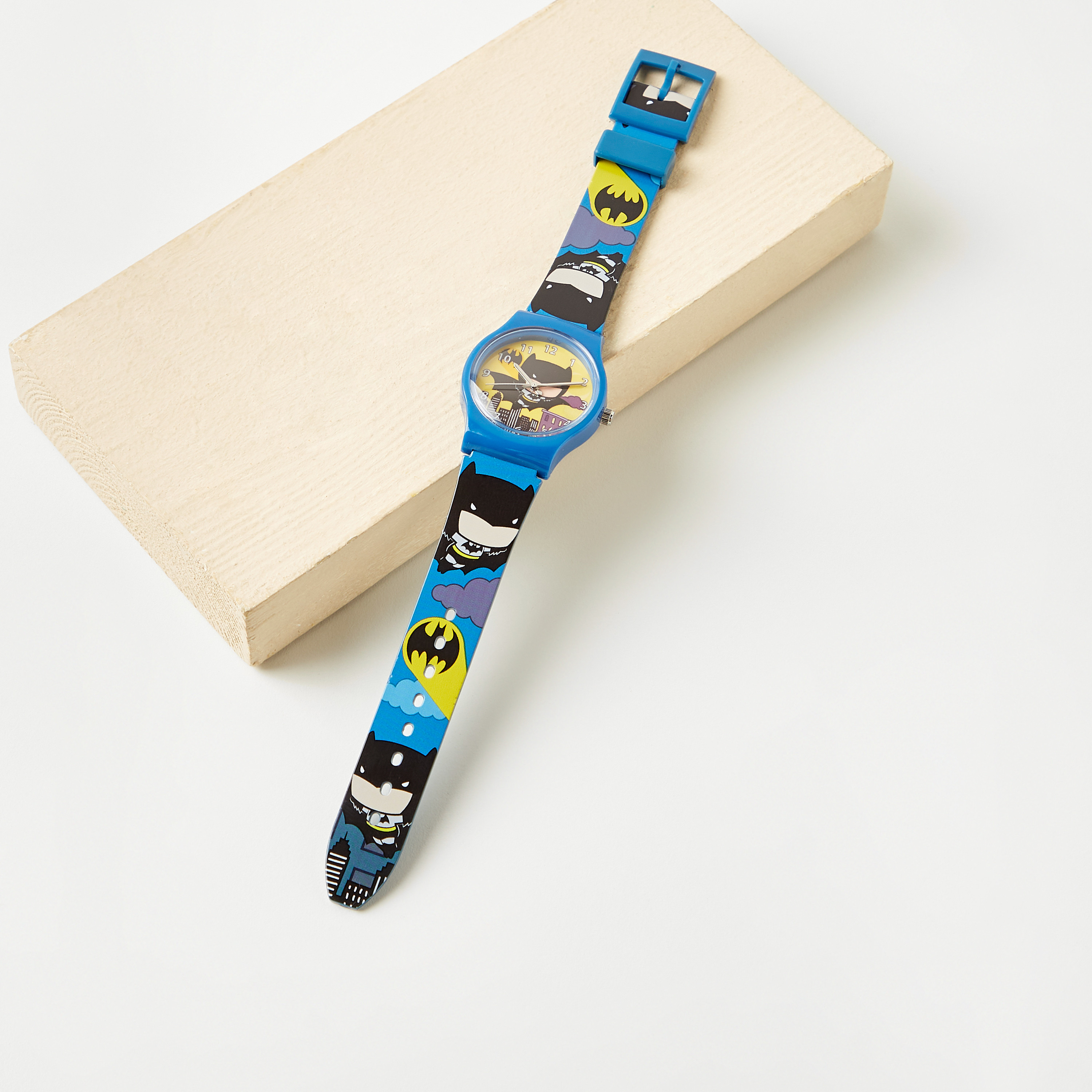 Batman Print Analog Wristwatch-boys-accessories-watches-image-1