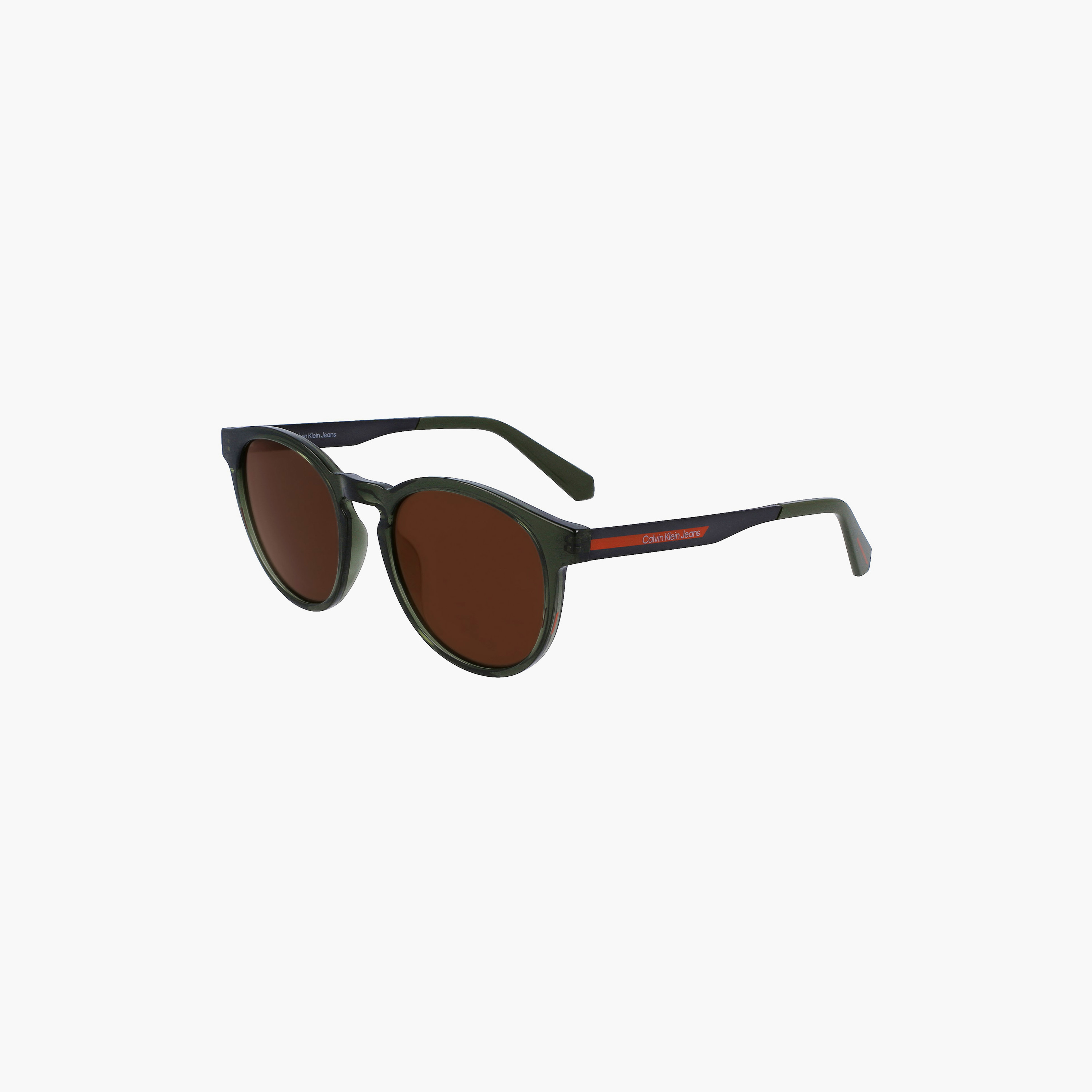 Buy Women s Calvin Klein Jeans Brown Lens Round Sunglasses CKJ22643S Online Centrepoint KSA